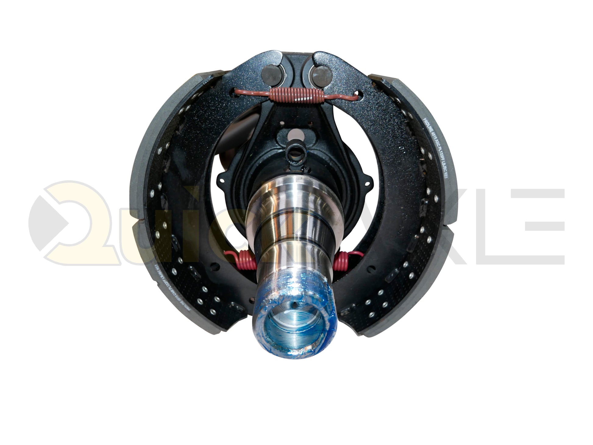 Drum Brake Axle, 77.5 Axle Track, 12.25"x7.5" Brakes, 23k Beam, Straight With 5 in Dia and N Spindle