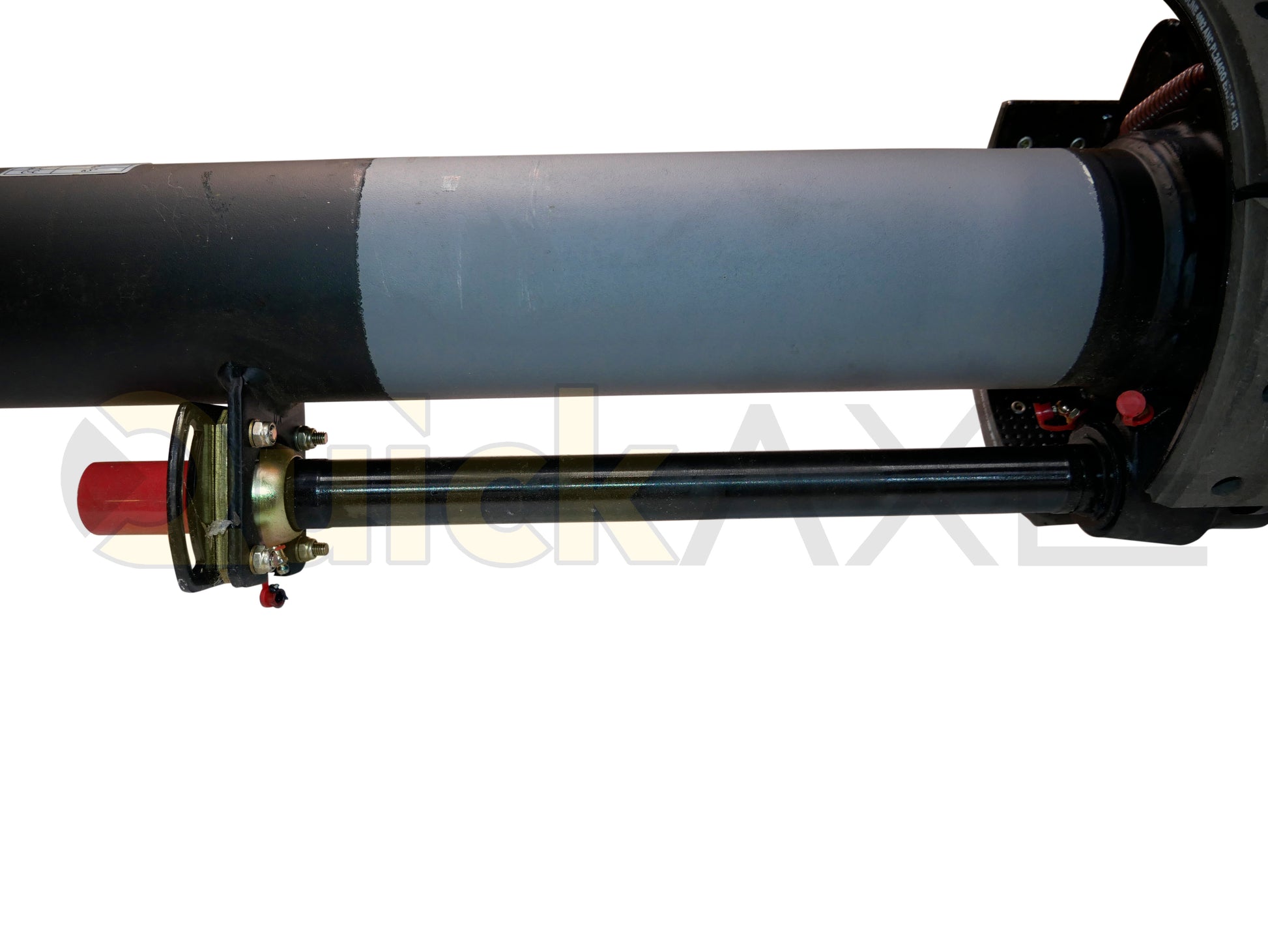 Drum Brake Axle, 77.5 Axle Track, 12.25"x7.5" Brakes, 23k Beam, Straight With 5 in Dia and N Spindle