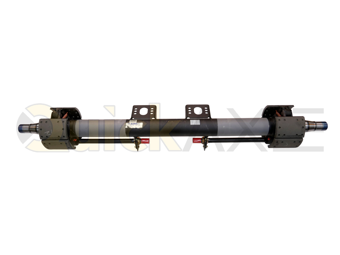 Drum Brake Axle, 77.5 Axle Track, 12.25"x7.5" Brakes, 23k Beam, Straight With 5 in Dia and N Spindle