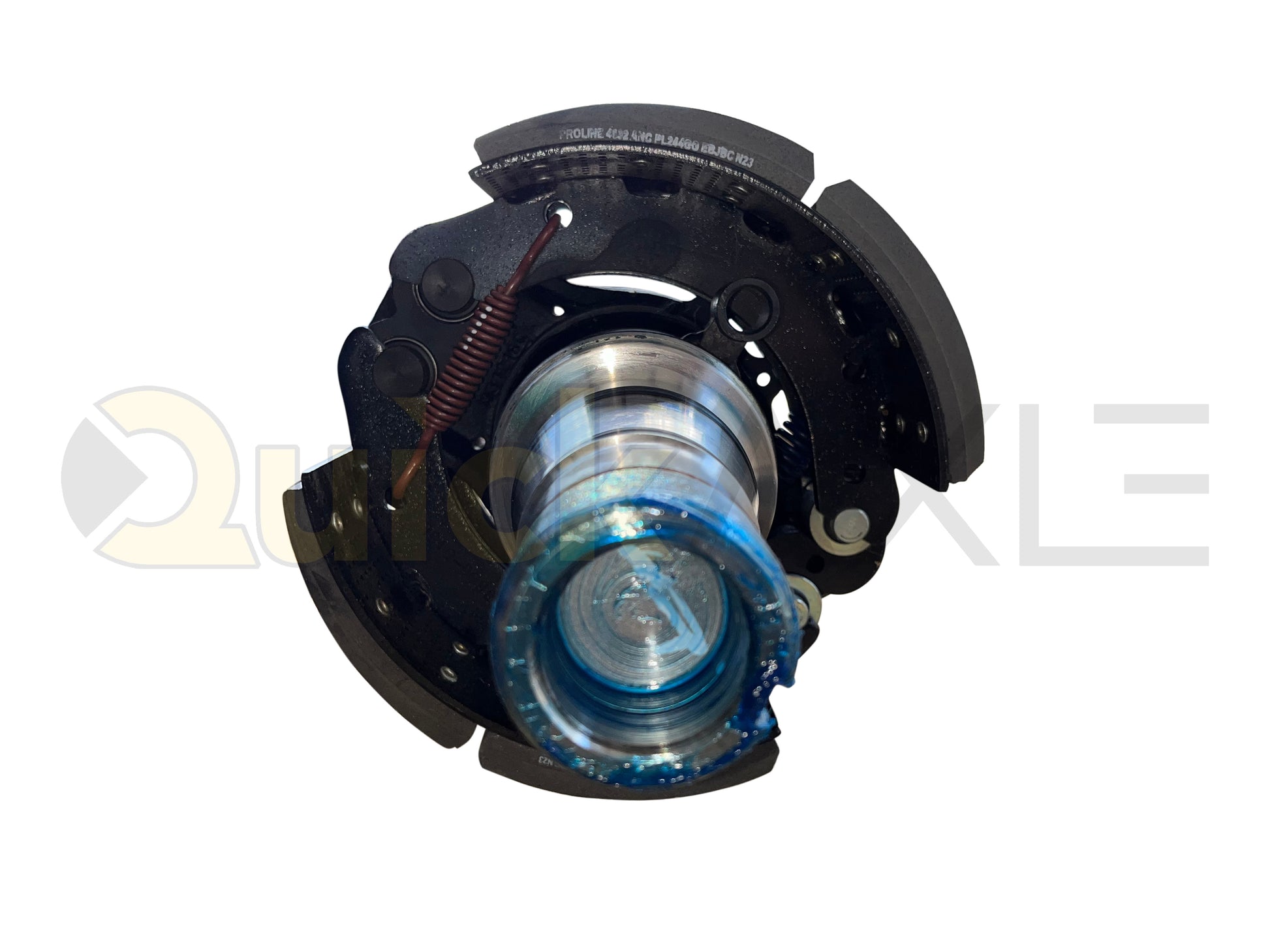 Drum Brake Axle, 77.5 Axle Track, 12.25"x7.5" Brakes, 23k Beam, Straight With 5 in Dia and N Spindle