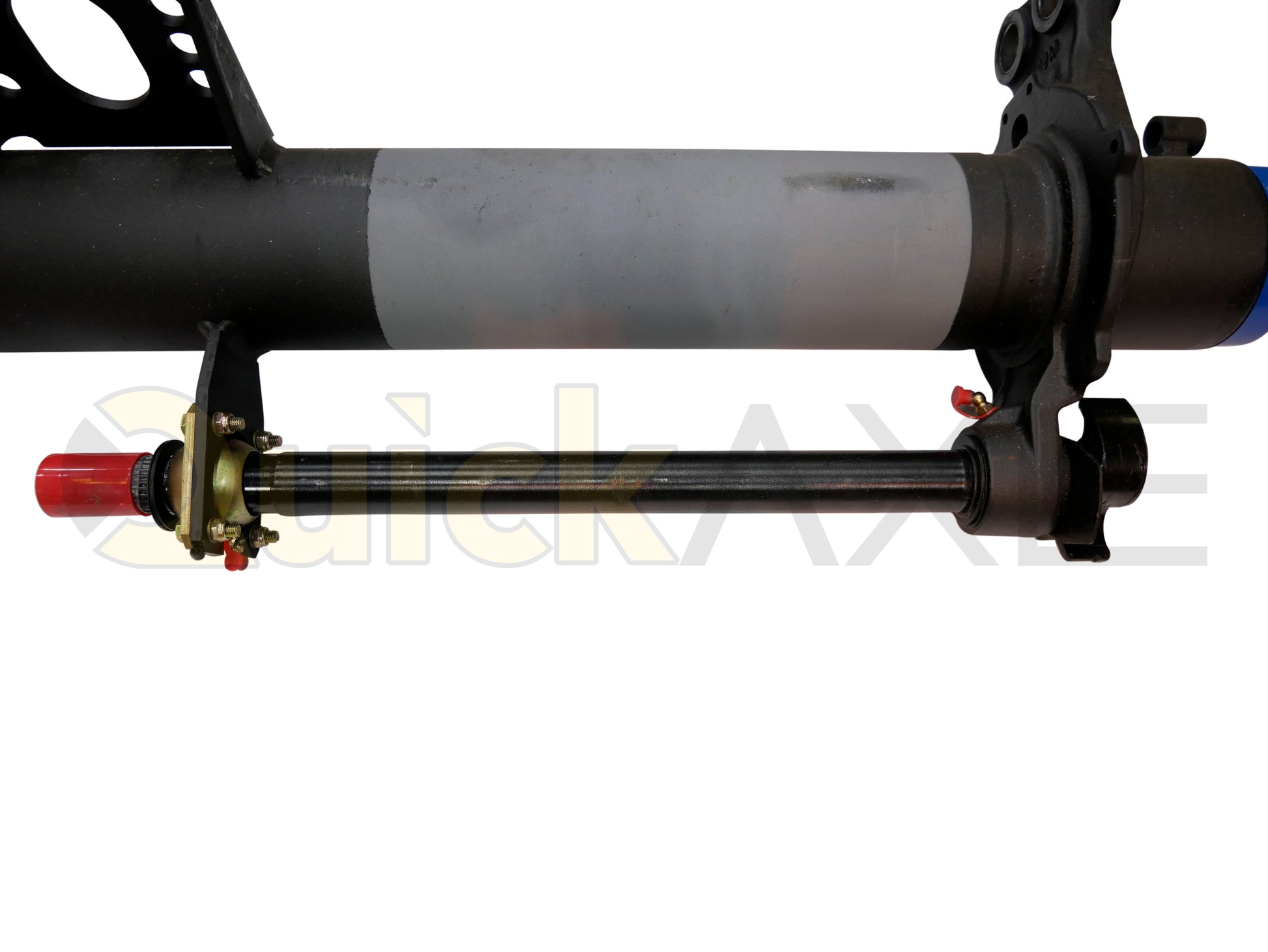 Drum Brake Axle, 77.5 Axle Track, 16.5"x7.0" Brakes, 25k Beam, Straight With 5 in Dia and N Spindle