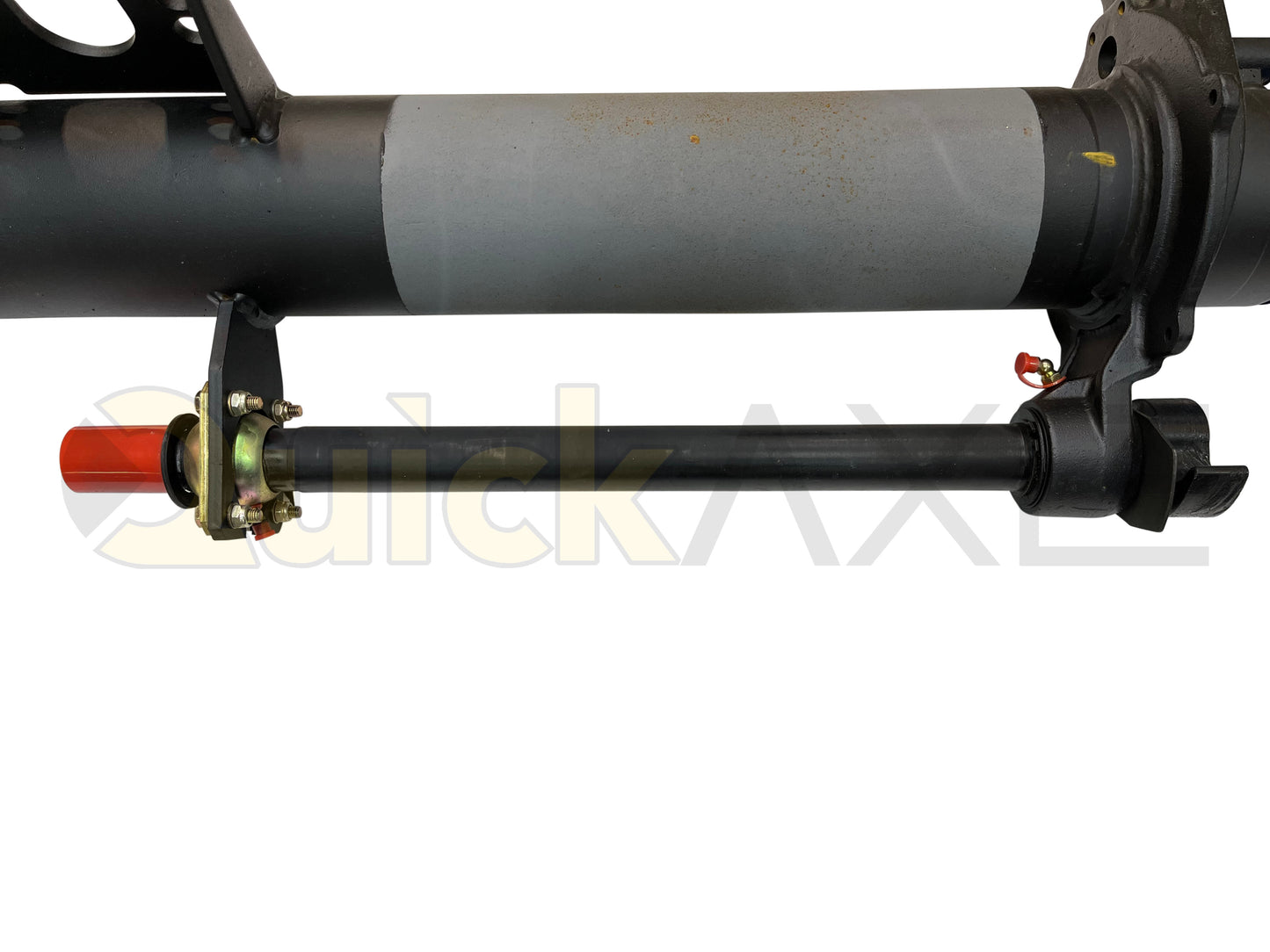 Drum Brake Axle, 71.5 Axle Track, 16.5"x7.0" Brakes, 25k Beam, Straight With 5 in Dia and P Spindle