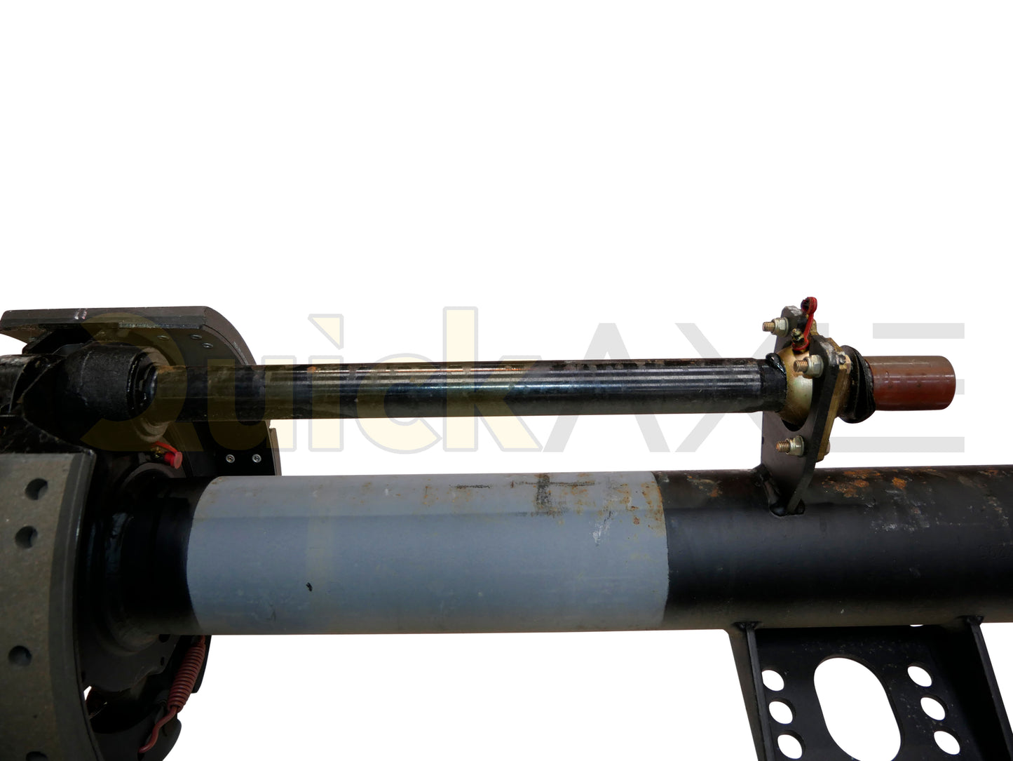 Drum Brake Axle, 75.5 Axle Track, 16.5"x7.0" Brakes, 23k Beam, Straight With 5 in Dia and N Spindle