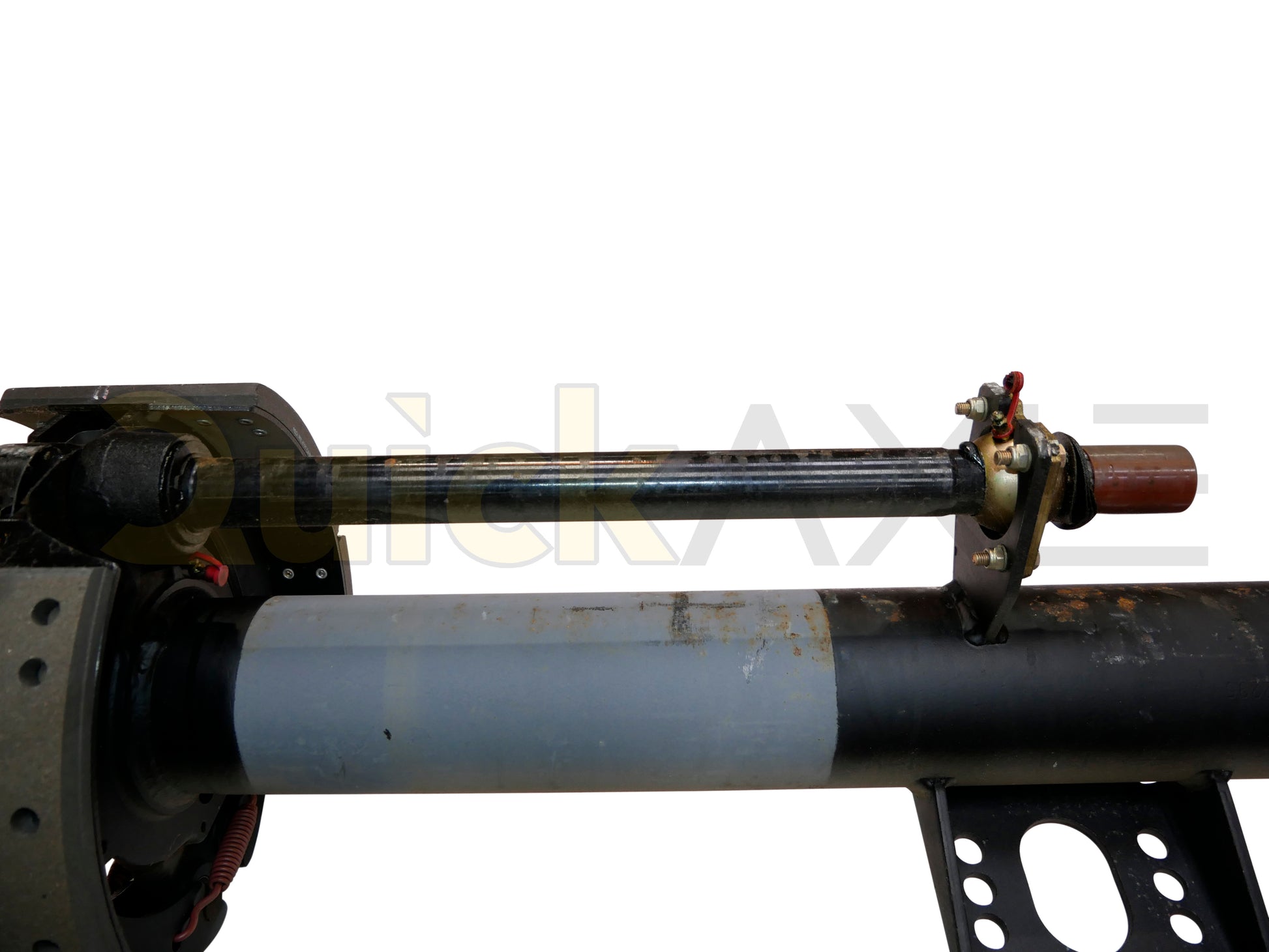 Drum Brake Axle, 75.5 Axle Track, 16.5"x7.0" Brakes, 23k Beam, Straight With 5 in Dia and N Spindle