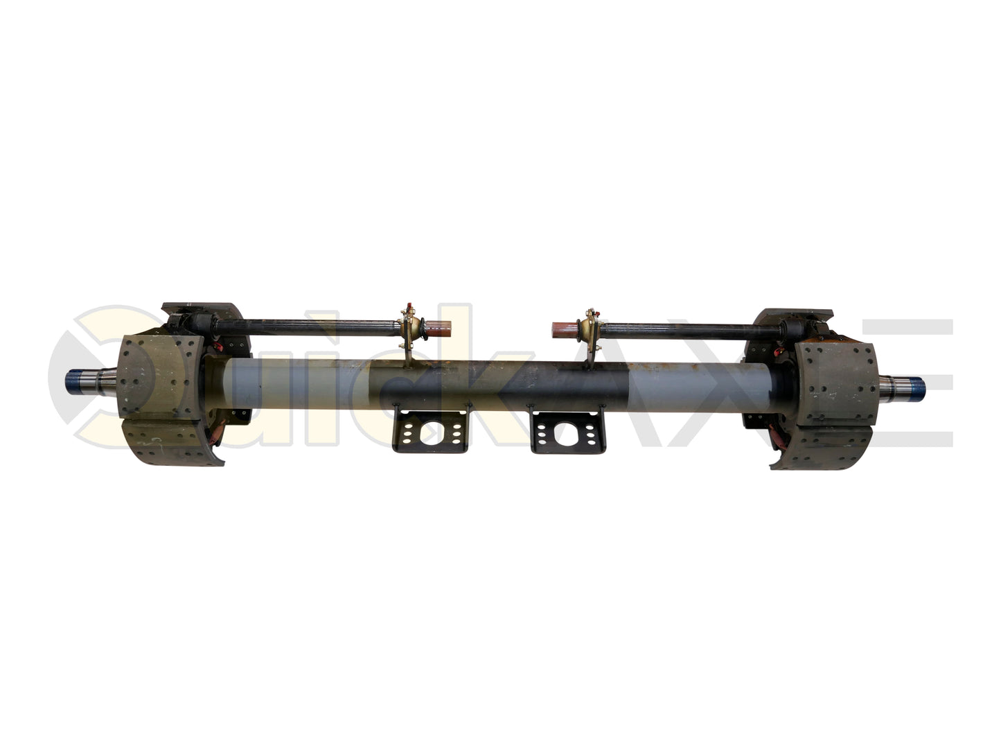 Drum Brake Axle, 75.5 Axle Track, 16.5"x7.0" Brakes, 23k Beam, Straight With 5 in Dia and N Spindle