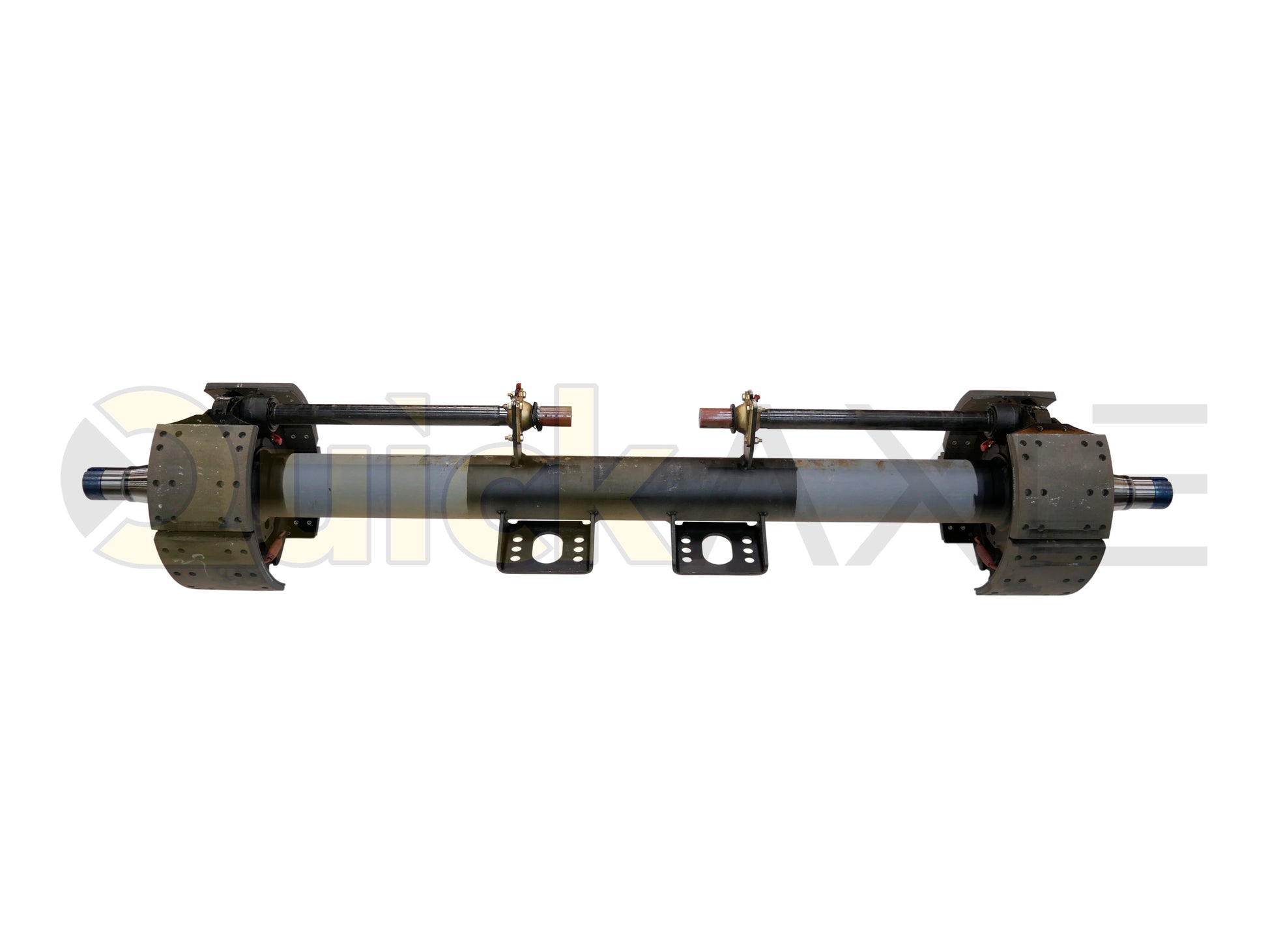 Drum Brake Axle, 75.5 Axle Track, 16.5"x7.0" Brakes, 23k Beam, Straight With 5 in Dia and N Spindle