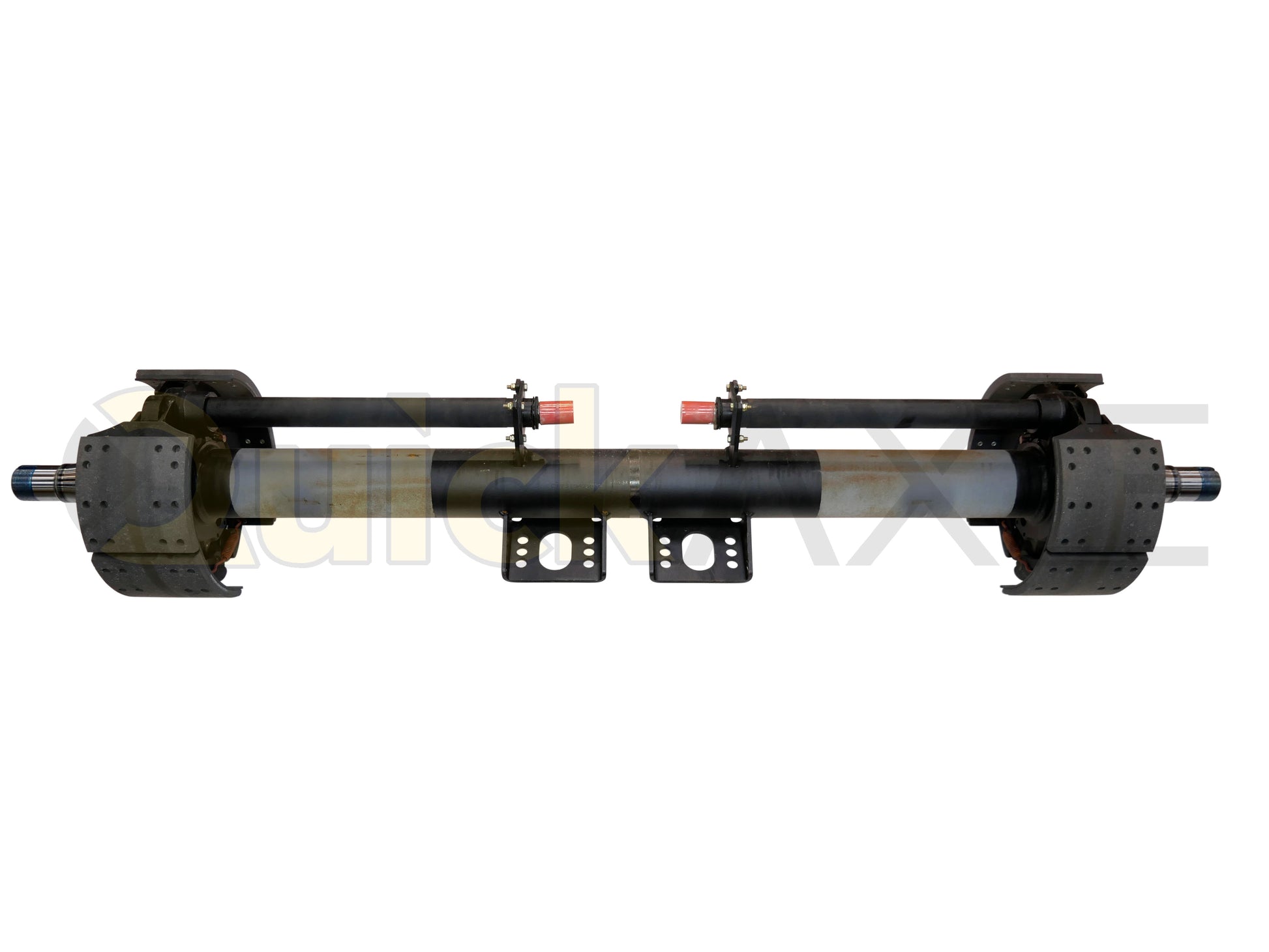 Drum Brake Axle, 77.5 Axle Track, 16.5"x7.0" Brakes, 25k Beam, Straight With 5 in Dia and N Spindle