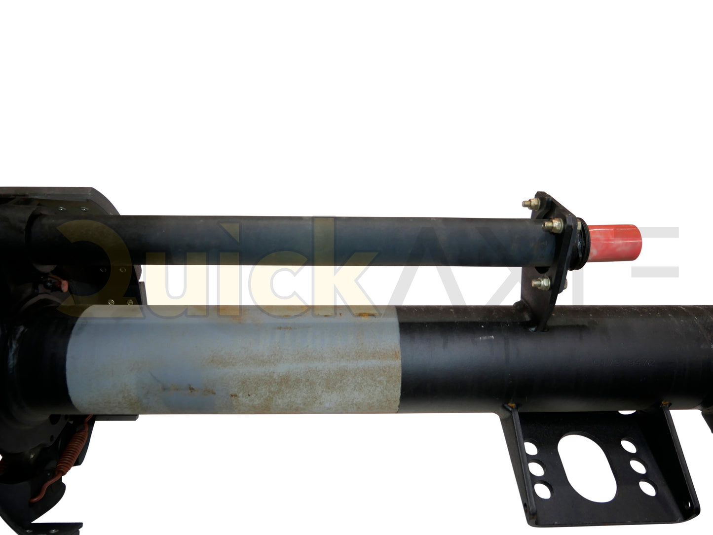 Drum Brake Axle, 77.5 Axle Track, 16.5"x7.0" Brakes, 25k Beam, Straight With 5 in Dia and N Spindle