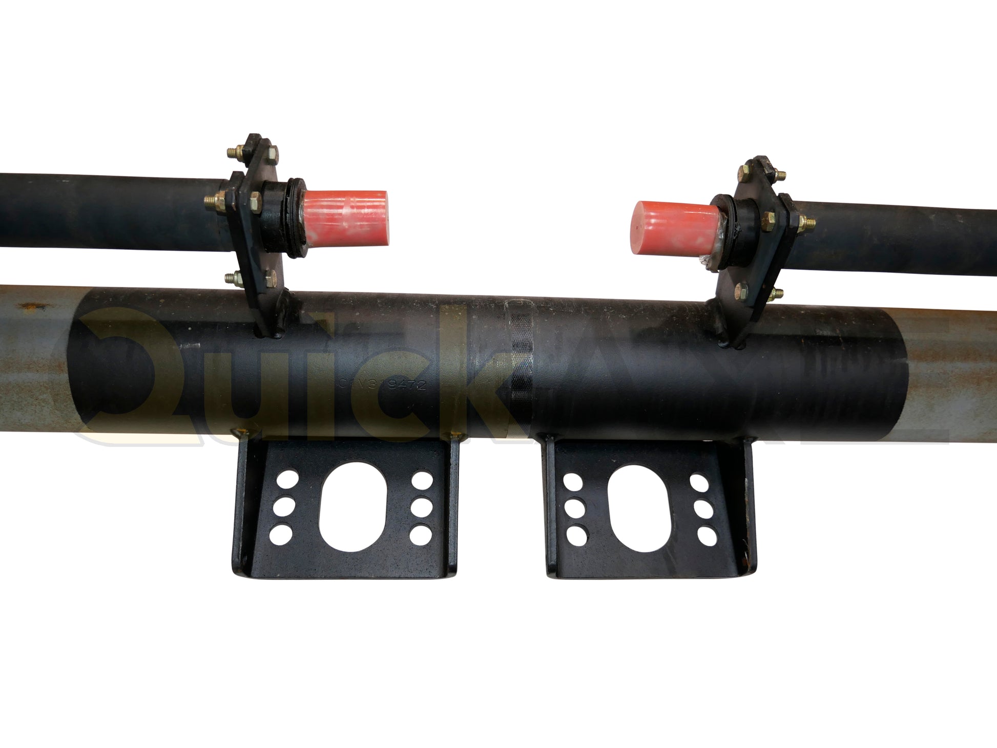 Drum Brake Axle, 77.5 Axle Track, 16.5"x7.0" Brakes, 25k Beam, Straight With 5 in Dia and N Spindle