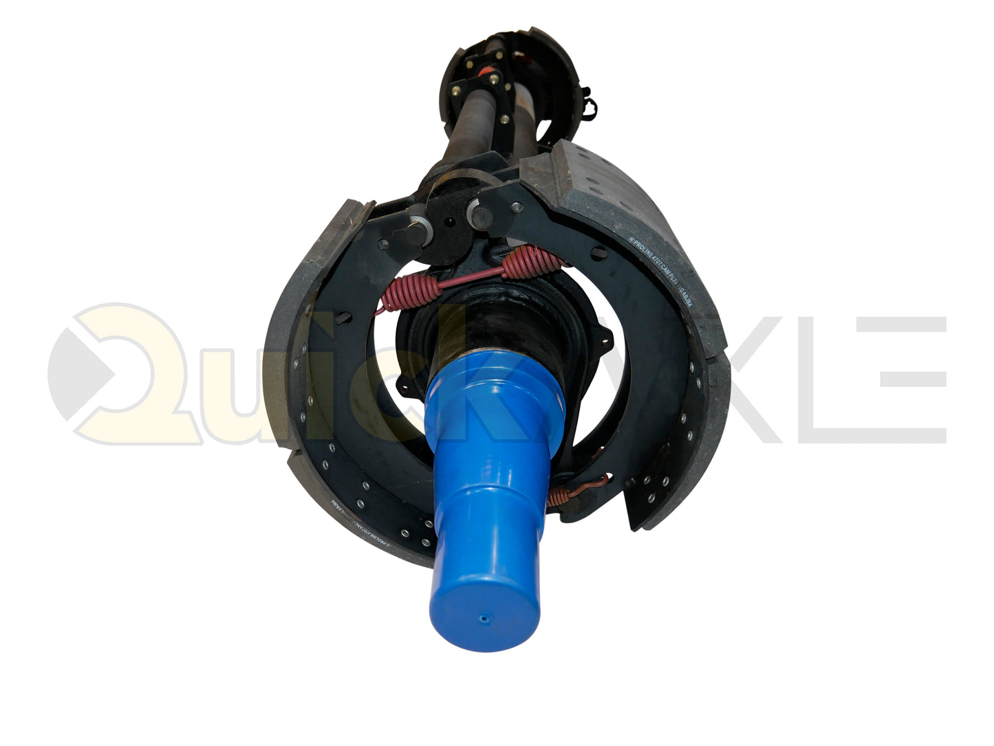 Drum Brake Axle, 77.5 Axle Track, 16.5"x7.0" Brakes, 25k Beam, Straight With 5 in Dia and N Spindle