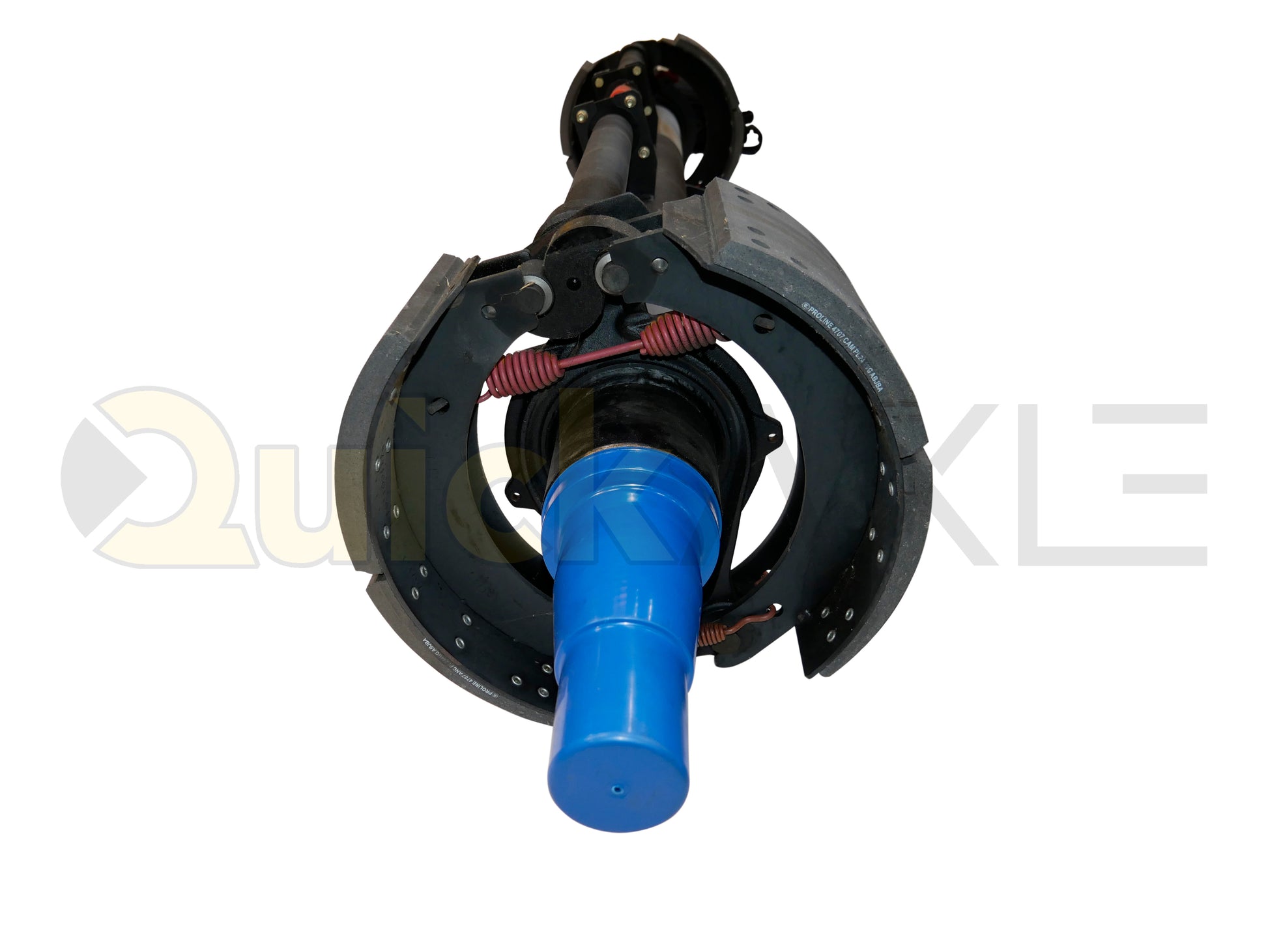 Drum Brake Axle, 77.5 Axle Track, 16.5"x7.0" Brakes, 25k Beam, Straight With 5 in Dia and N Spindle