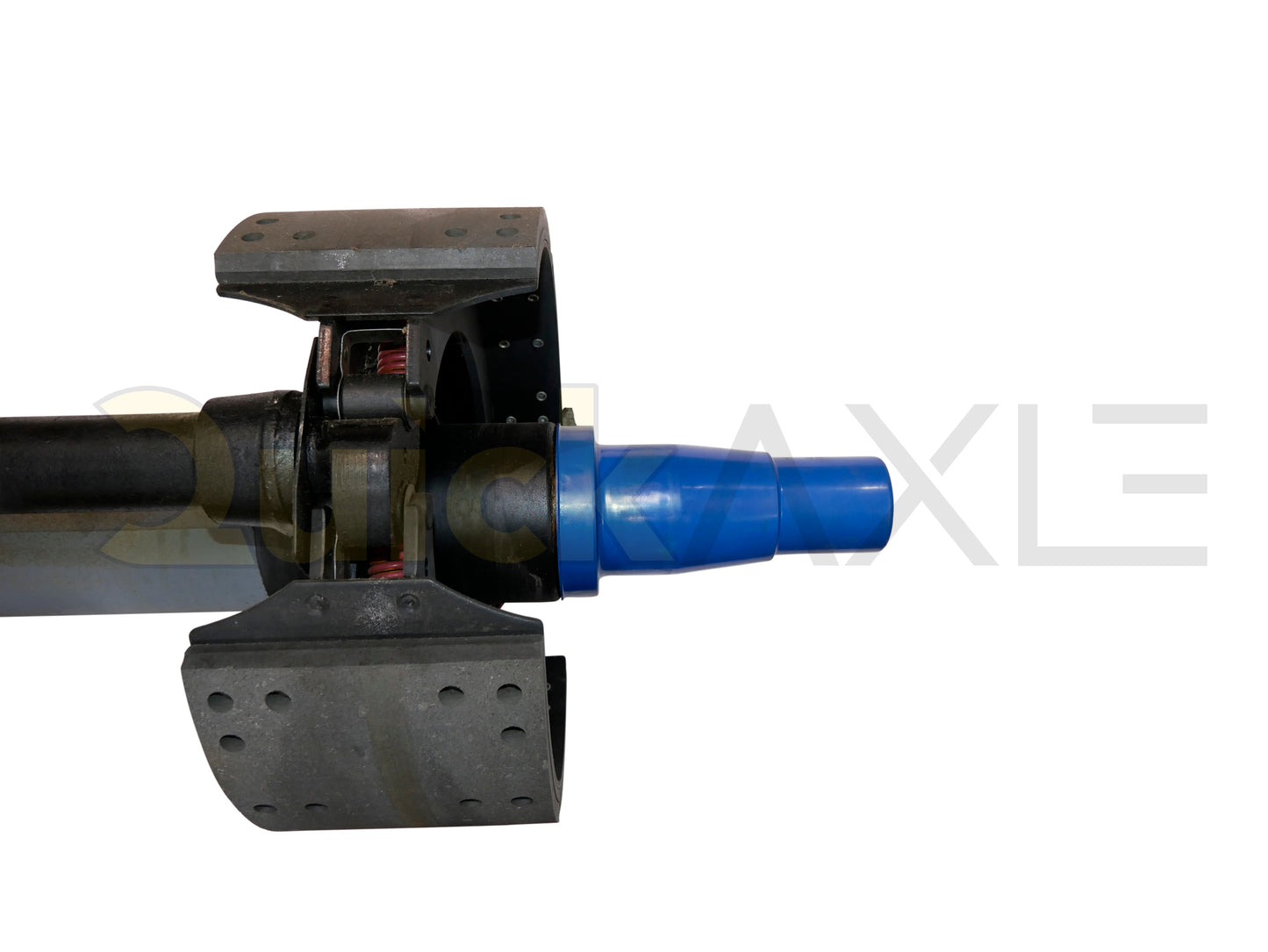 Drum Brake Axle, 77.5 Axle Track, 16.5"x7.0" Brakes, 25k Beam, Straight With 5 in Dia and N Spindle