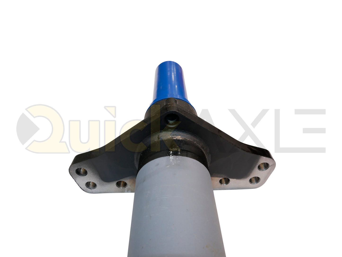 Air Disc Brake Axle, 71.5 Axle Track, QuickAxle Universal Mounting Pattern Brake Flange, 23k Beam, Straight With 5 in Dia and P Spindle