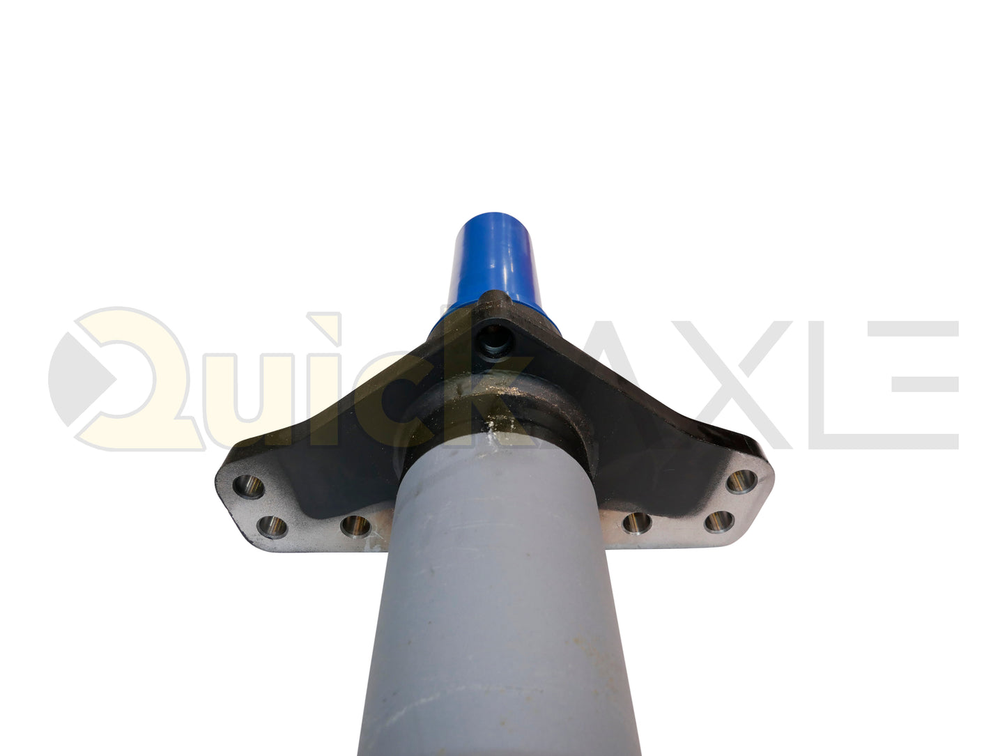 Air Disc Brake Axle, 71.5 Axle Track, QuickAxle Universal Mounting Pattern Brake Flange, 23k Beam, Straight With 5 in Dia and P Spindle