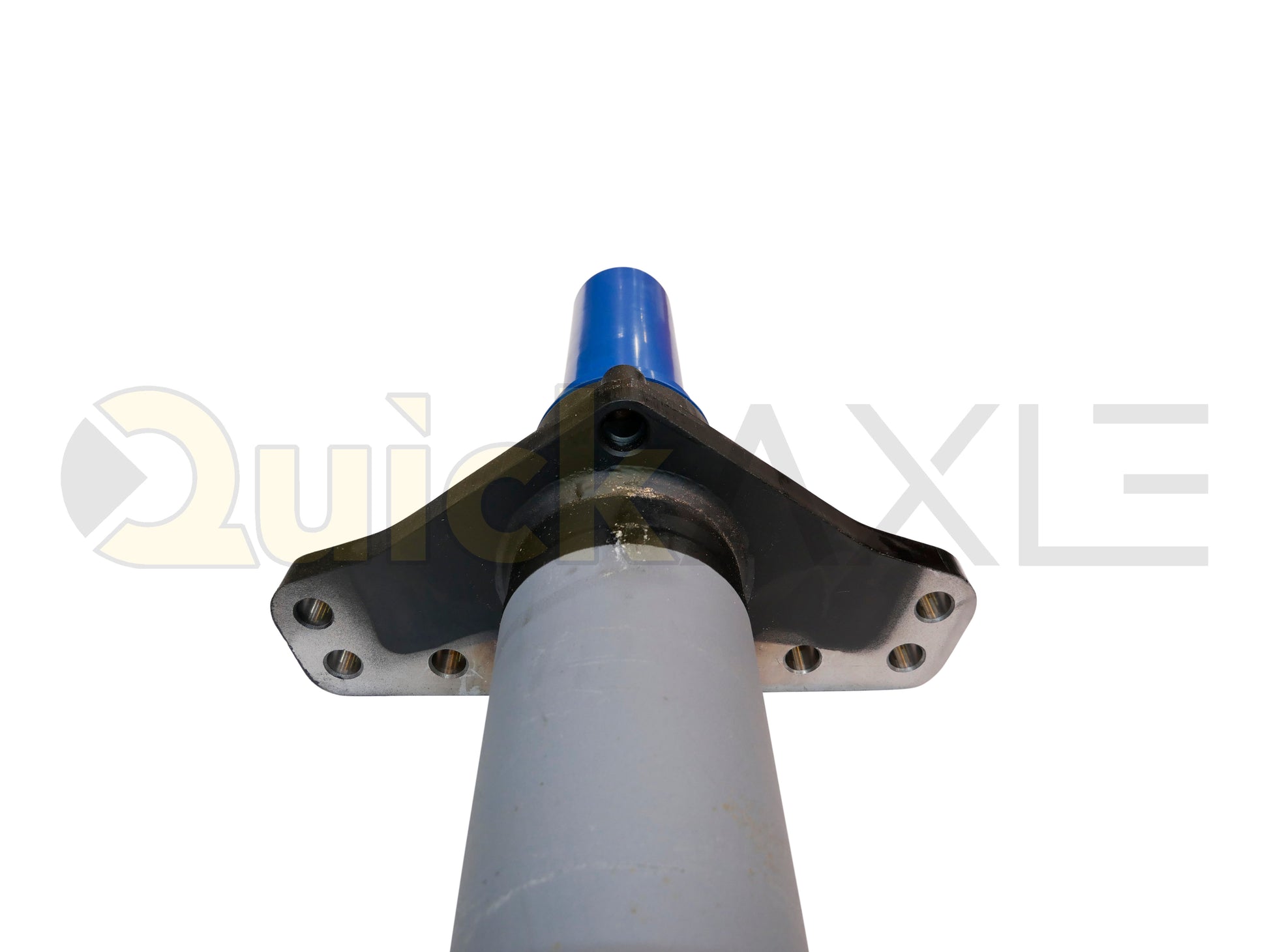 Air Disc Brake Axle, 71.5 Axle Track, QuickAxle Universal Mounting Pattern Brake Flange, 23k Beam, Straight With 5 in Dia and P Spindle