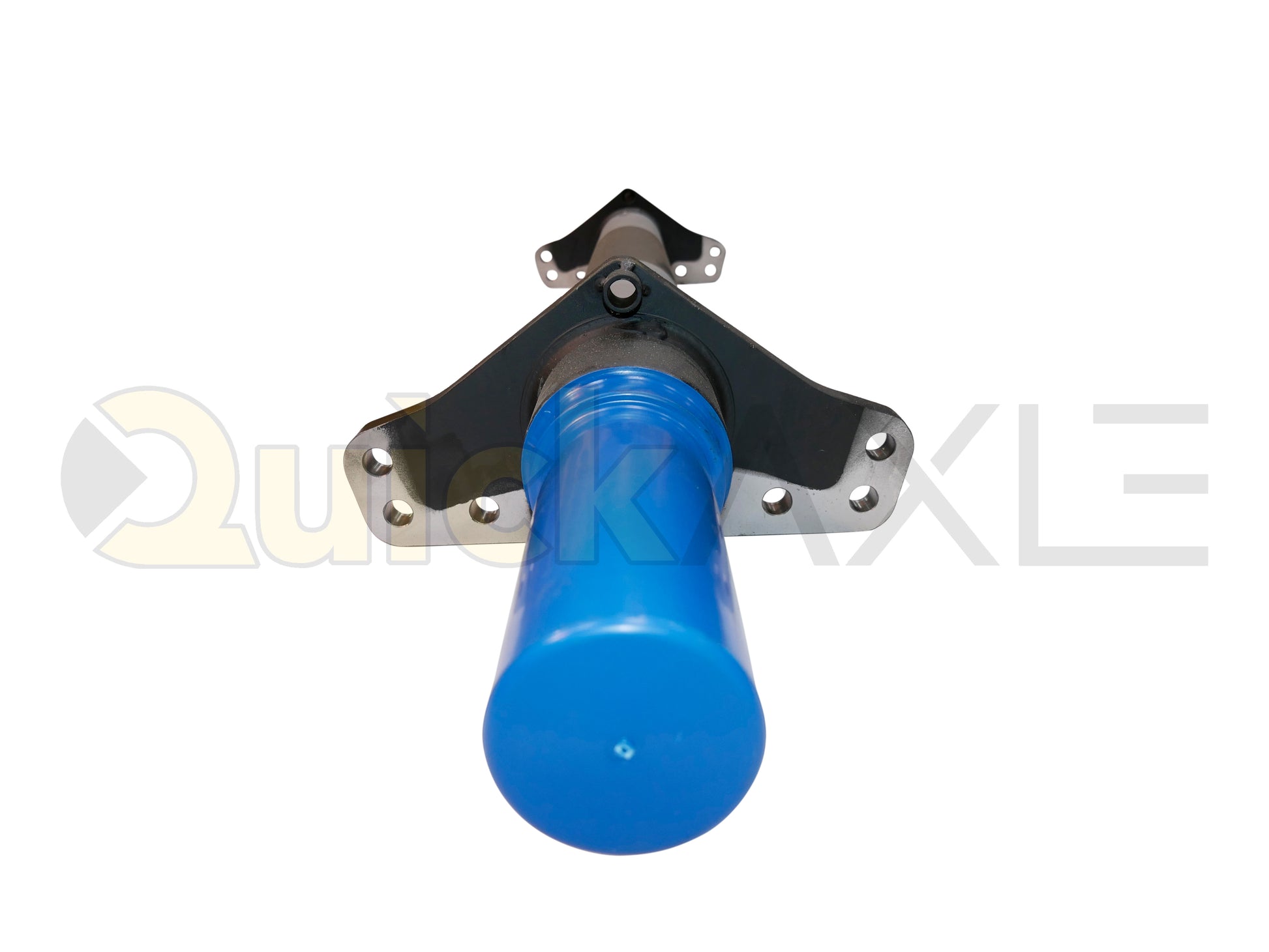 Air Disc Brake Axle, 71.5 Axle Track, QuickAxle Universal Mounting Pattern Brake Flange, 23k Beam, Straight With 5 in Dia and P Spindle