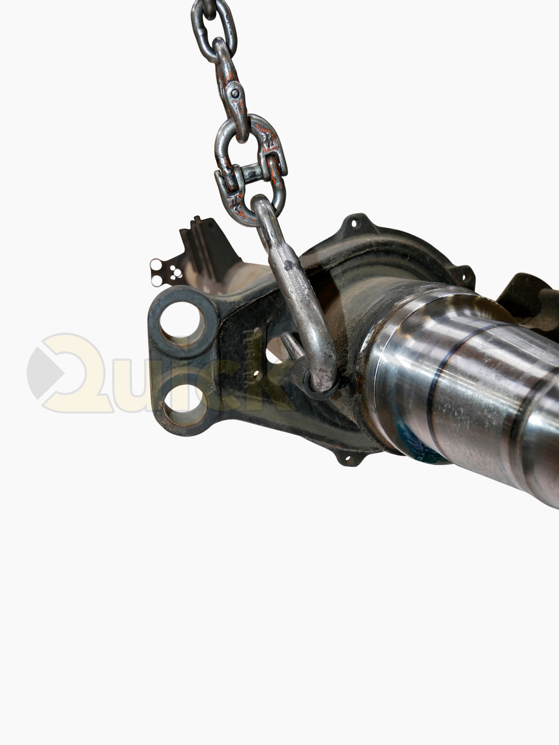 Drum Brake Axle, 83 Axle Track, 16.5"x7.0" Brakes, 25k Beam, Straight With 5 in Dia and N Spindle