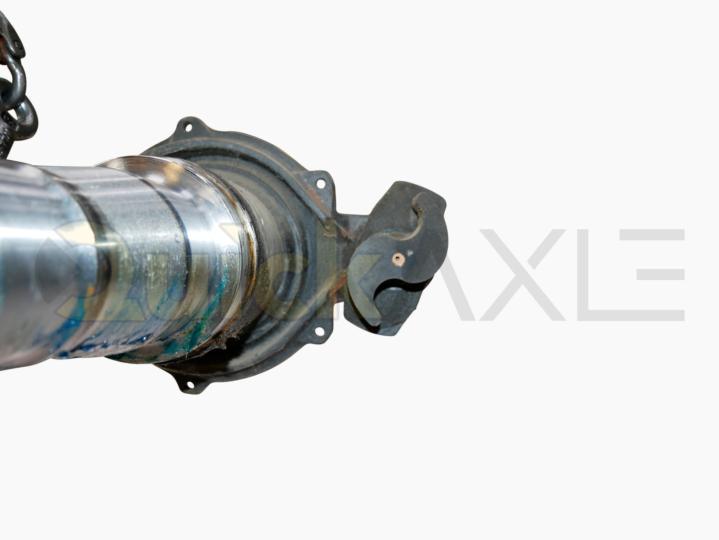 Drum Brake Axle, 83 Axle Track, 16.5"x7.0" Brakes, 25k Beam, Straight With 5 in Dia and N Spindle