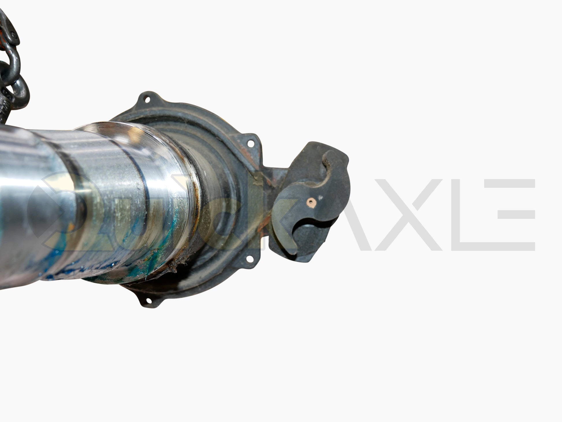 Drum Brake Axle, 83 Axle Track, 16.5"x7.0" Brakes, 25k Beam, Straight With 5 in Dia and N Spindle
