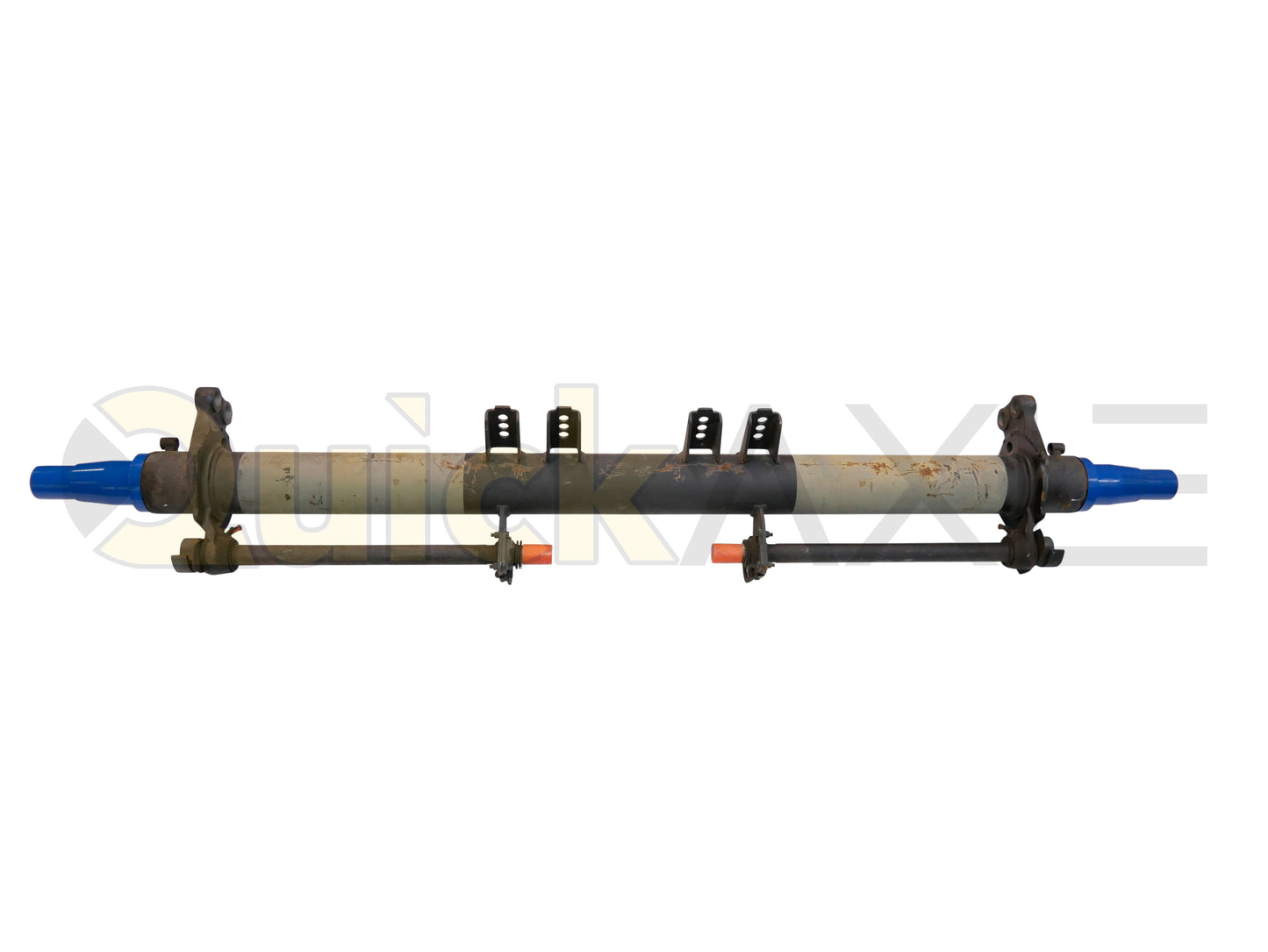 Drum Brake Axle, 83 Axle Track, 16.5"x7.0" Brakes, 25k Beam, Straight With 5 in Dia and N Spindle