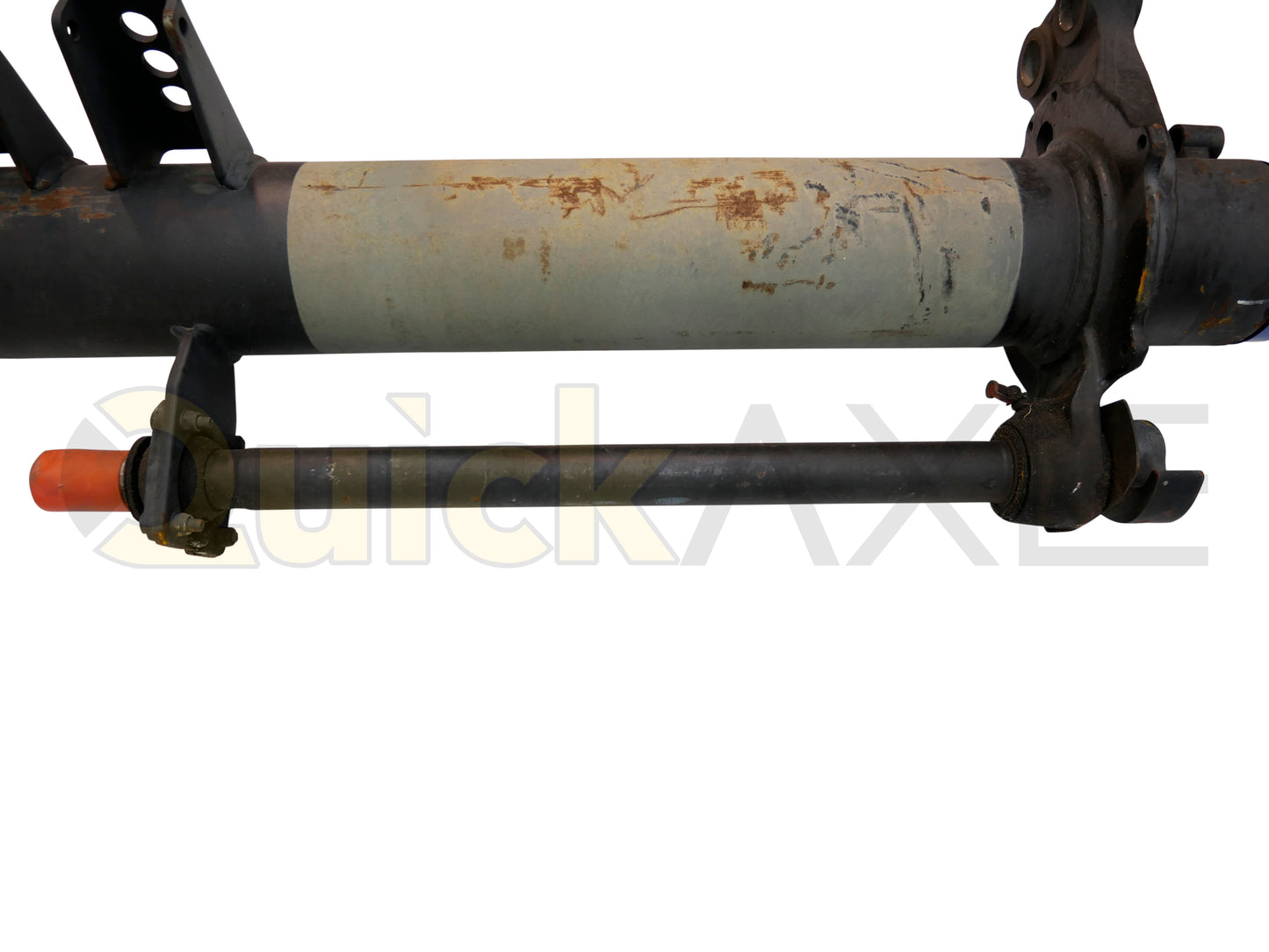Drum Brake Axle, 83 Axle Track, 16.5"x7.0" Brakes, 25k Beam, Straight With 5 in Dia and N Spindle