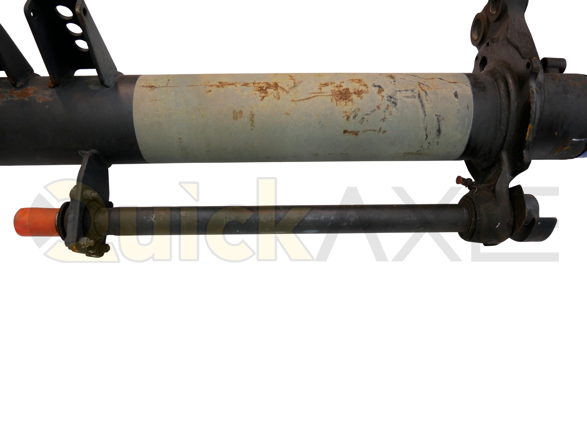 Drum Brake Axle, 83 Axle Track, 16.5"x7.0" Brakes, 25k Beam, Straight With 5 in Dia and N Spindle