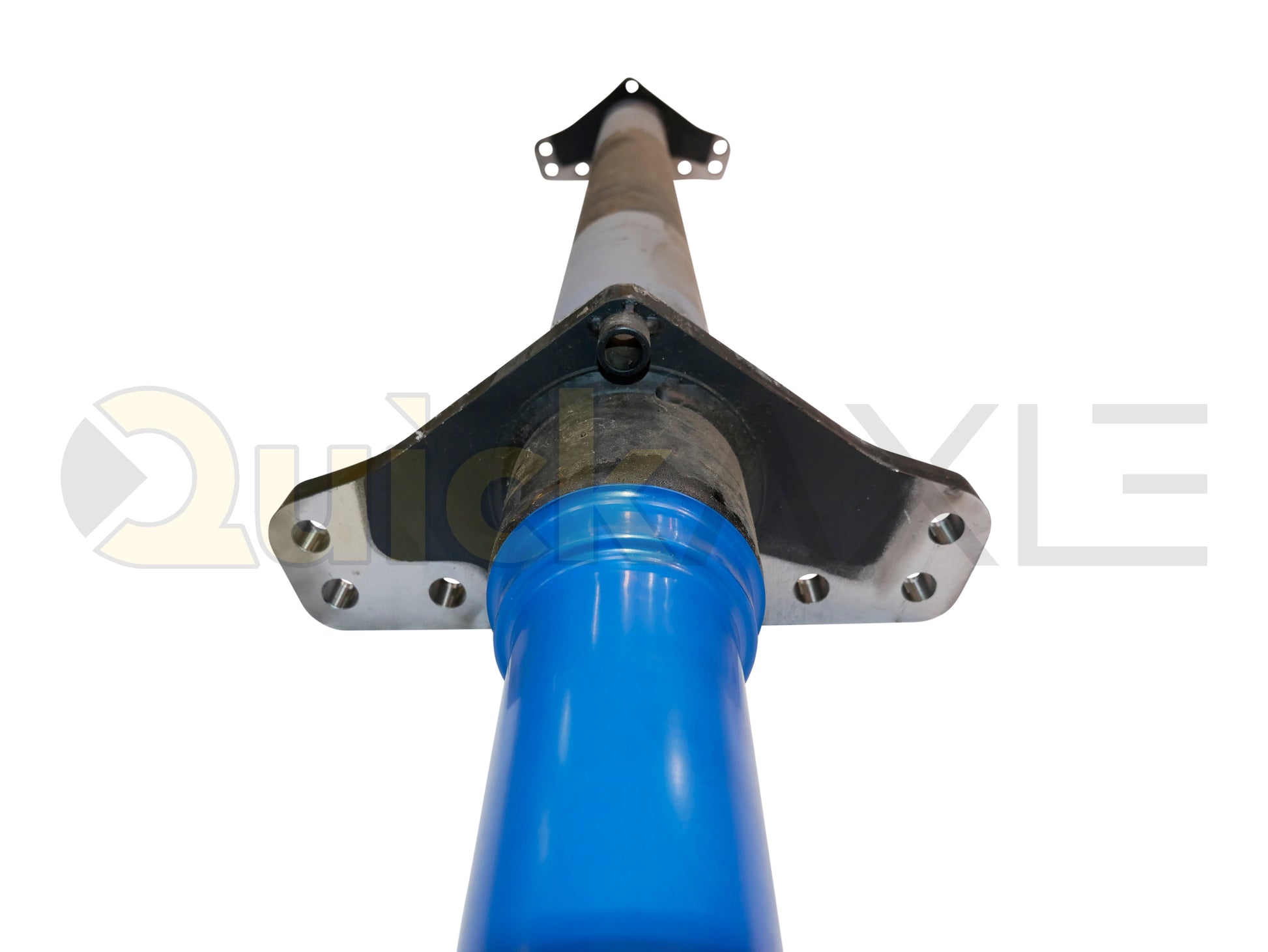 Air Disc Brake Axle, 77.5 Axle Track, QuickAxle Universal Mounting Pattern Brake Flange, 25k Beam, Straight With 5 in Dia and P Spindle