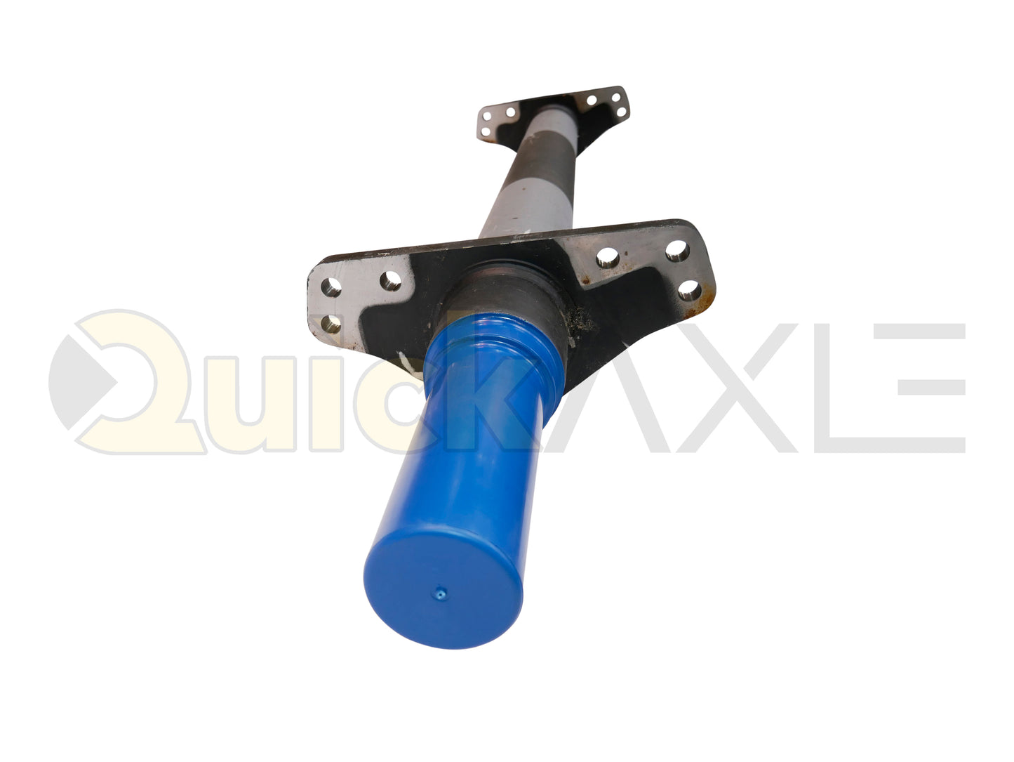 Air Disc Brake Axle, 71.5 Axle Track, QuickAxle Universal Mounting Pattern Brake Flange, 25k Beam, Straight With 5 in Dia and P Spindle