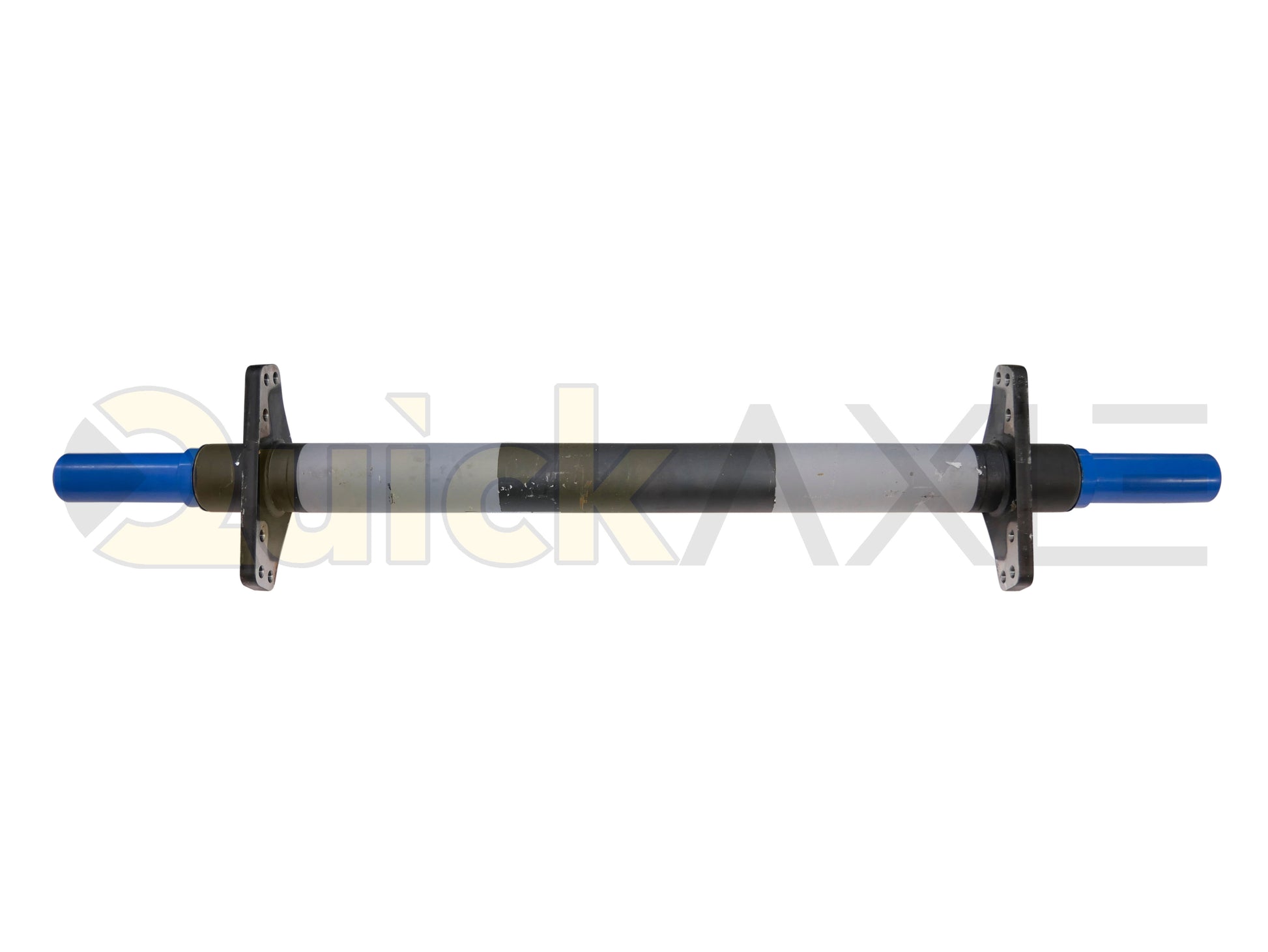 Air Disc Brake Axle, 71.5 Axle Track, QuickAxle Universal Mounting Pattern Brake Flange, 25k Beam, Straight With 5 in Dia and P Spindle
