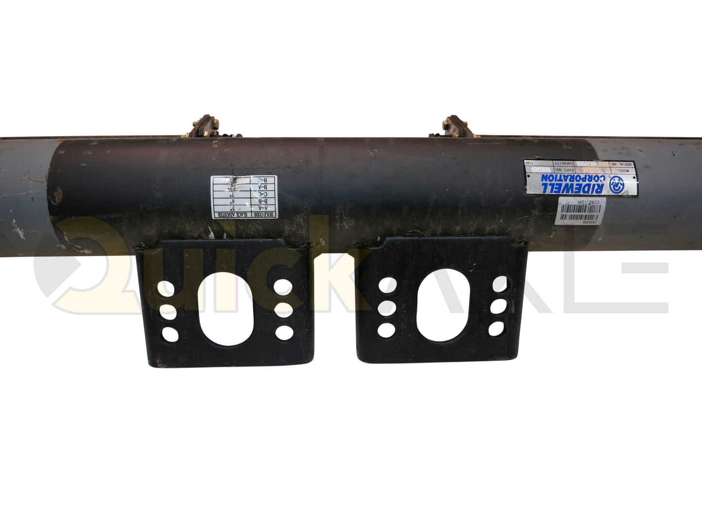 Drum Brake Axle, 71.5 Axle Track, 16.5"x7.0" Brakes, 23k Beam, Straight With 5 in Dia and P Spindle