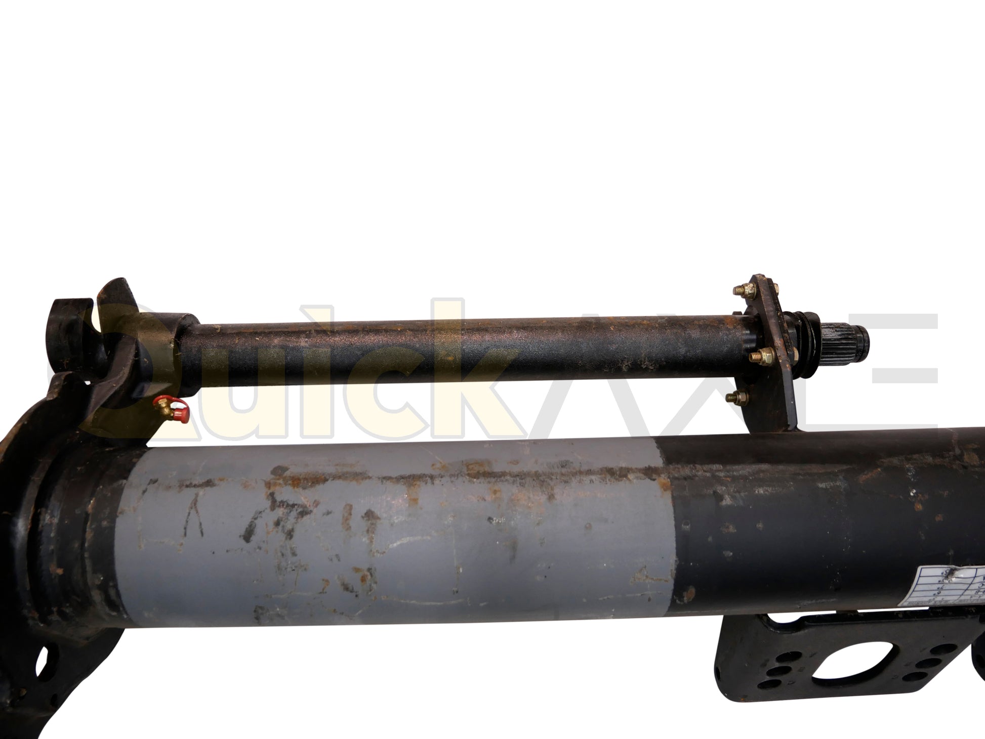 Drum Brake Axle, 71.5 Axle Track, 16.5"x7.0" Brakes, 23k Beam, Straight With 5 in Dia and P Spindle