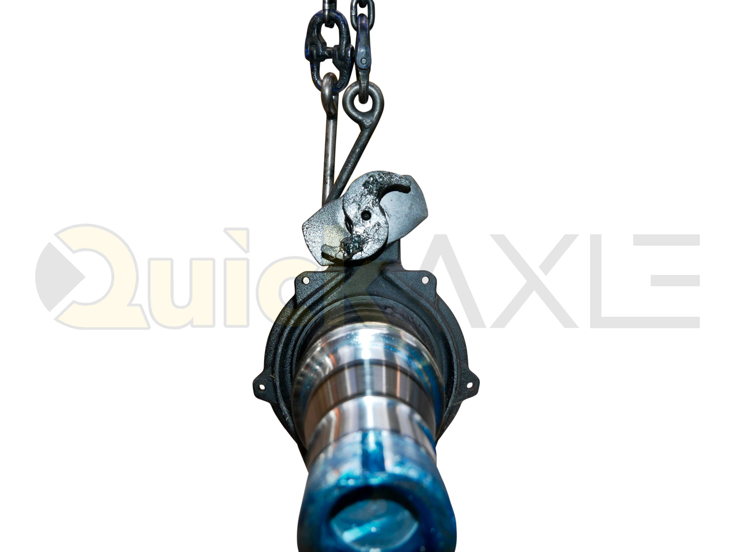 Drum Brake Axle, 77.5 Axle Track, 16.5"x7.0" Brakes, 25k Beam, Straight With 5 in Dia and N Spindle