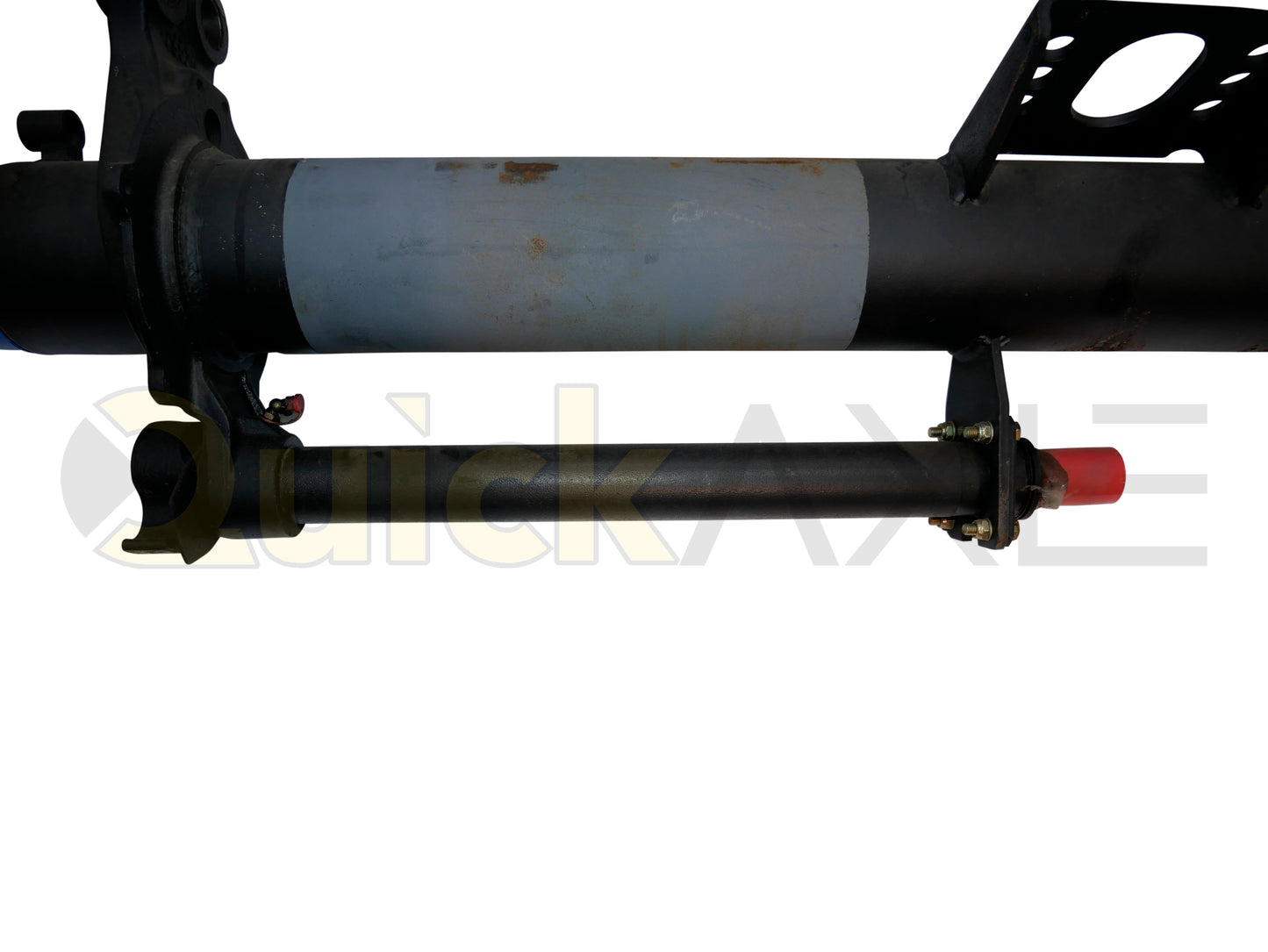 Drum Brake Axle, 77.5 Axle Track, 16.5"x7.0" Brakes, 25k Beam, Straight With 5 in Dia and N Spindle