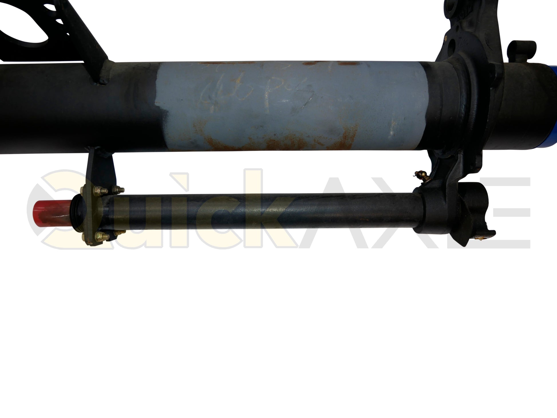 Drum Brake Axle, 77.5 Axle Track, 16.5"x7.0" Brakes, 25k Beam, Straight With 5 in Dia and N Spindle