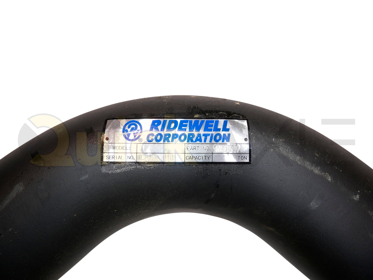 Air Disc Brake Axle, 77.5 Axle Track, QuickAxle Universal Mounting Pattern Brake Flange, 22.5k Beam, 6.25 Bent Tube With 5 in Dia and P Spindle