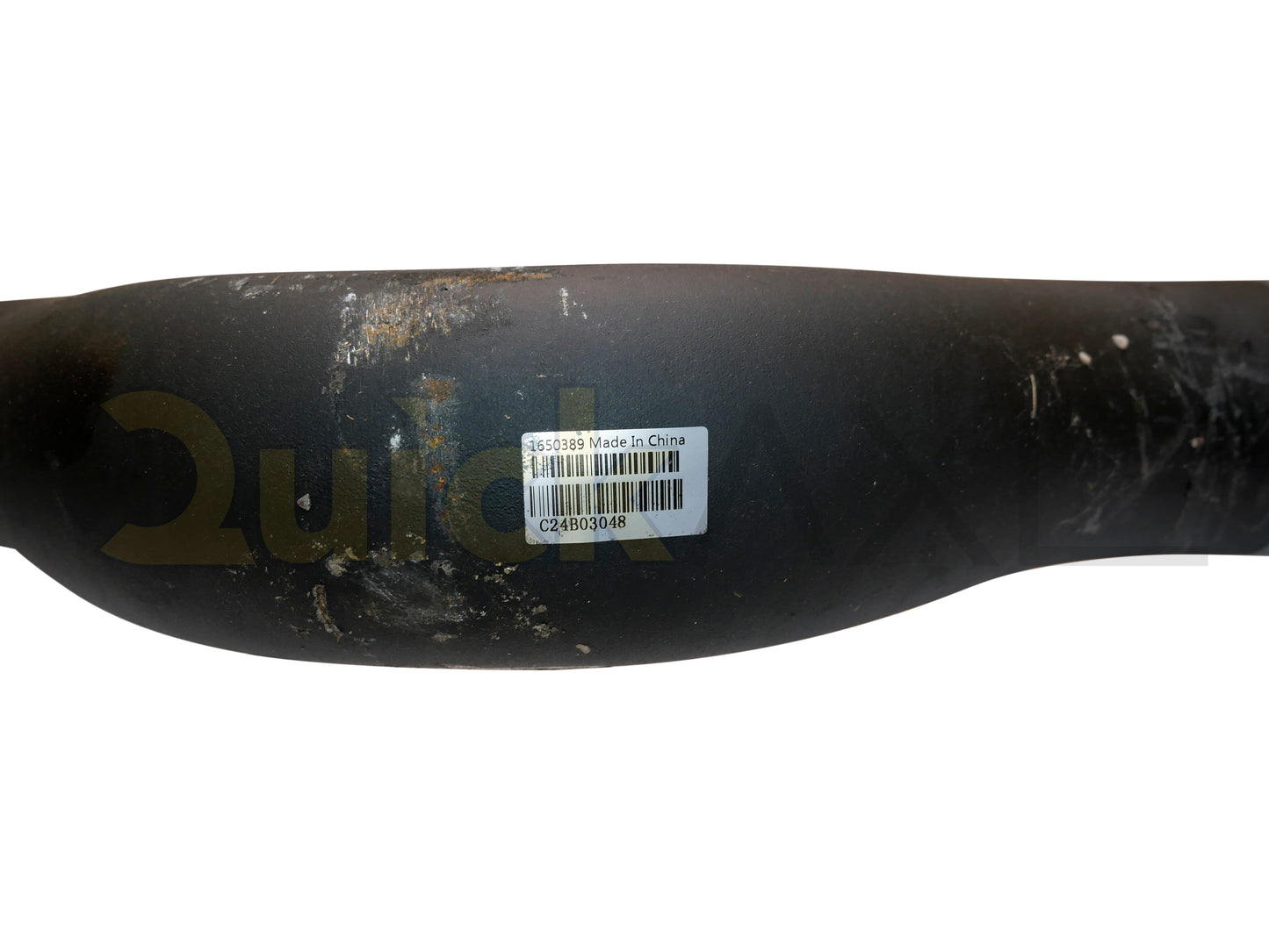 Air Disc Brake Axle, 77.5 Axle Track, QuickAxle Universal Mounting Pattern Brake Flange, 22.5k Beam, 6.25 Bent Tube With 5 in Dia and P Spindle