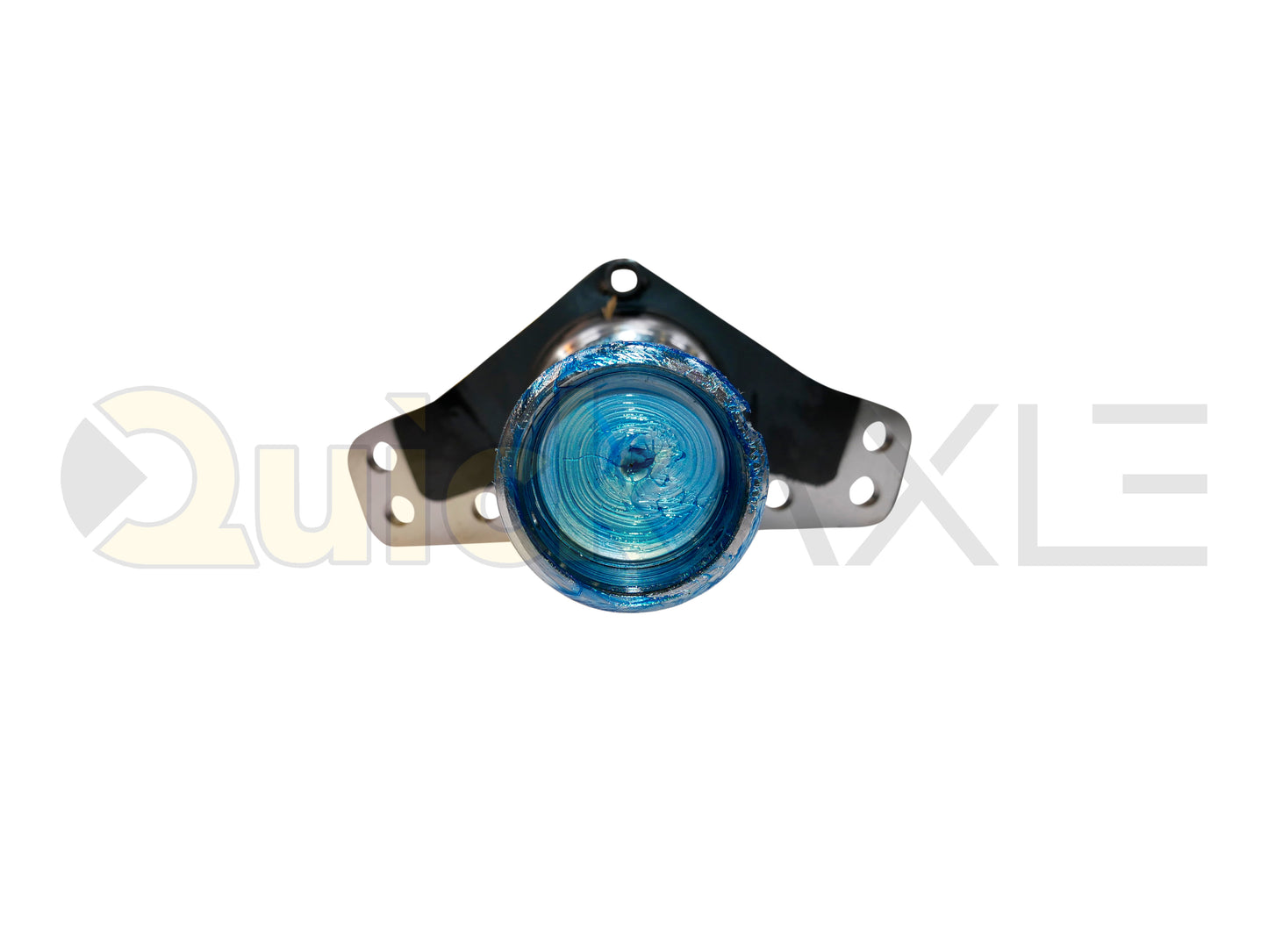 Air Disc Brake Axle, 77.5 Axle Track, QuickAxle Universal Mounting Pattern Brake Flange, 22.5k Beam, 6.25 Bent Tube With 5 in Dia and P Spindle