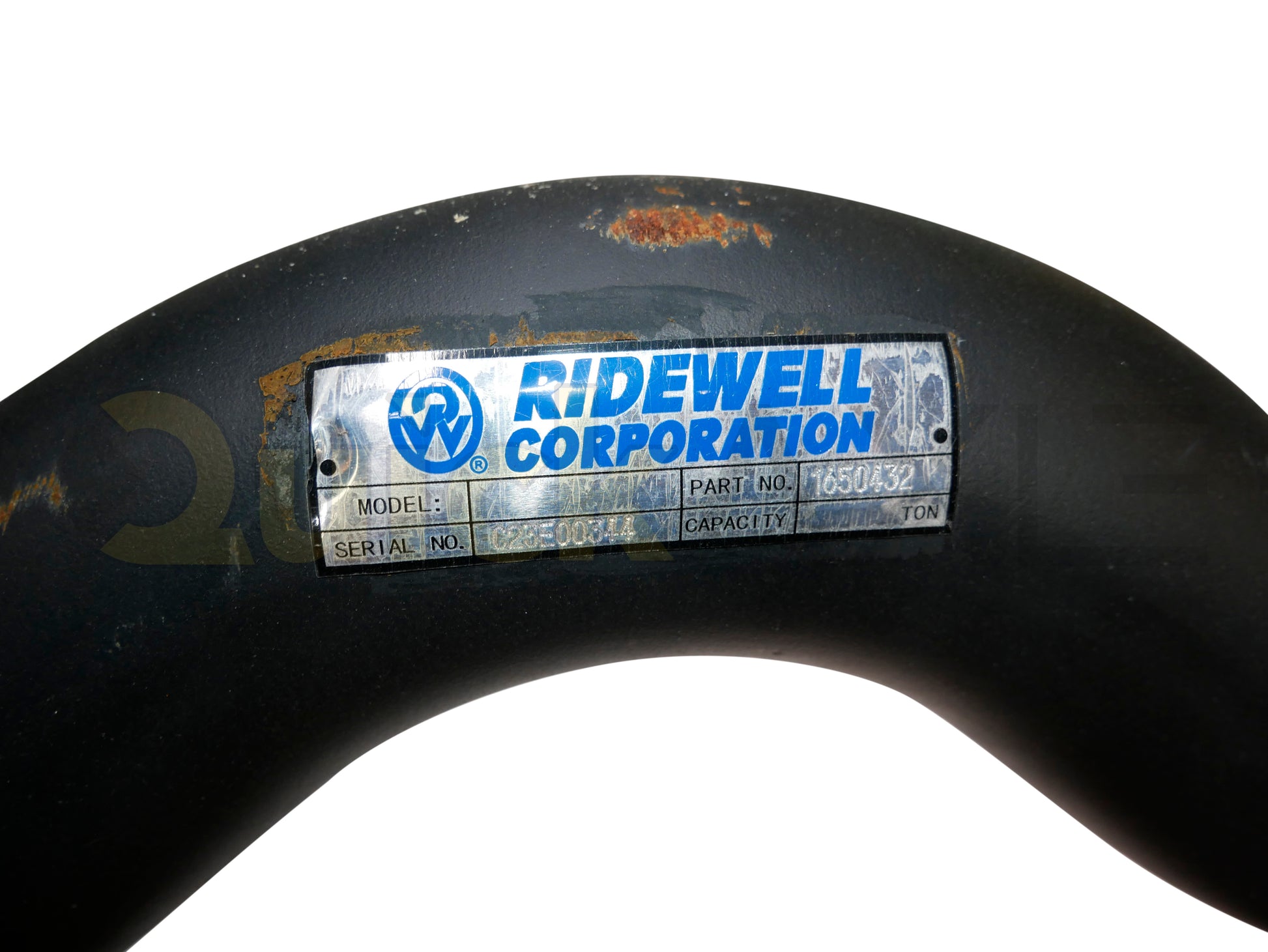 Air Disc Brake Axle, 71.5 Axle Track, QuickAxle Universal Mounting Pattern Brake Flange, 22.5k Beam, 6.25 Bent Tube With 5 in Dia and P Spindle