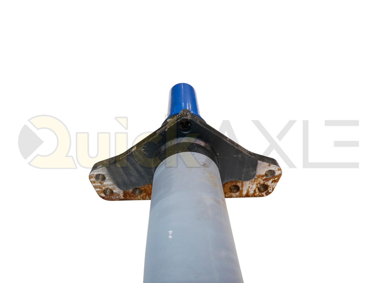 Air Disc Brake Axle, 71.5 Axle Track, QuickAxle Universal Mounting Pattern Brake Flange, 22.5k Beam, 6.25 Bent Tube With 5 in Dia and P Spindle