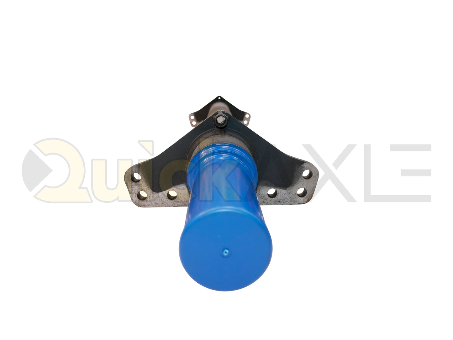 Air Disc Brake Axle, 76.5 Axle Track, QuickAxle Universal Mounting Pattern Brake Flange, 25k Beam, Straight With 5 in Dia and P Spindle