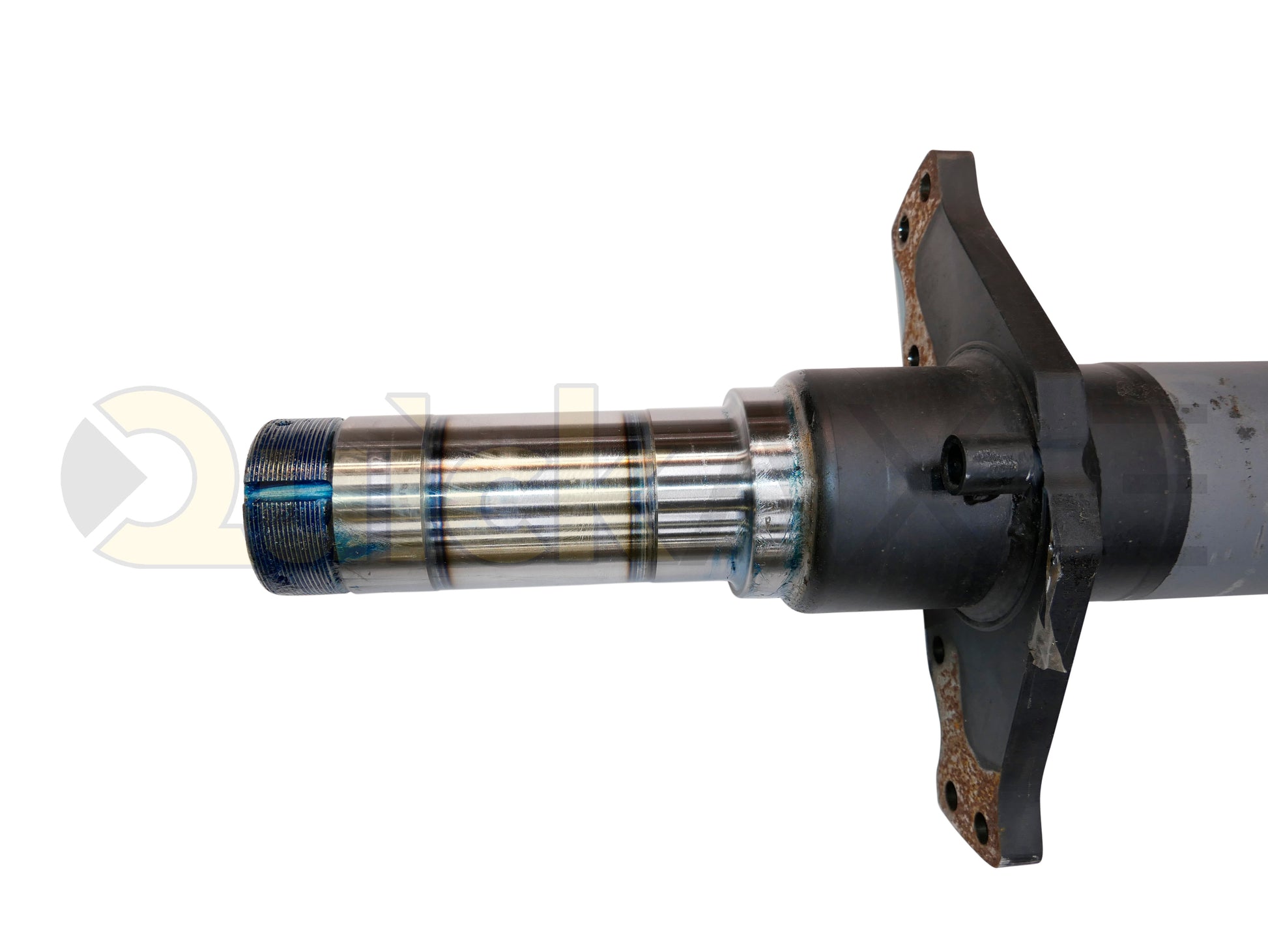 Air Disc Brake Axle, 77.5 Axle Track, PAN19 Mounting Pattern Brake Flange, 25k Beam, Straight With 5 in Dia and P Spindle