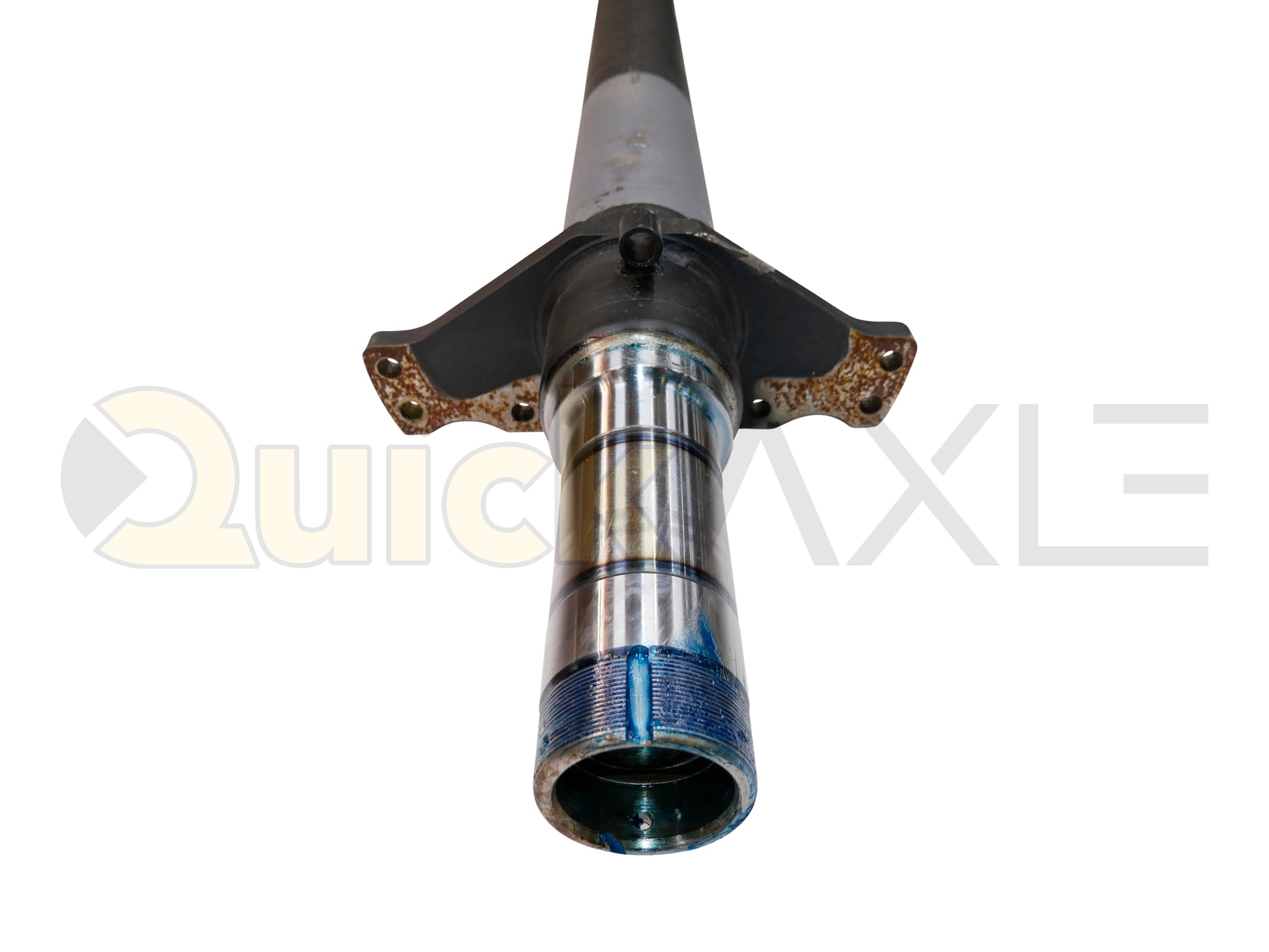 Air Disc Brake Axle, 77.5 Axle Track, PAN19 Mounting Pattern Brake Flange, 25k Beam, Straight With 5 in Dia and P Spindle