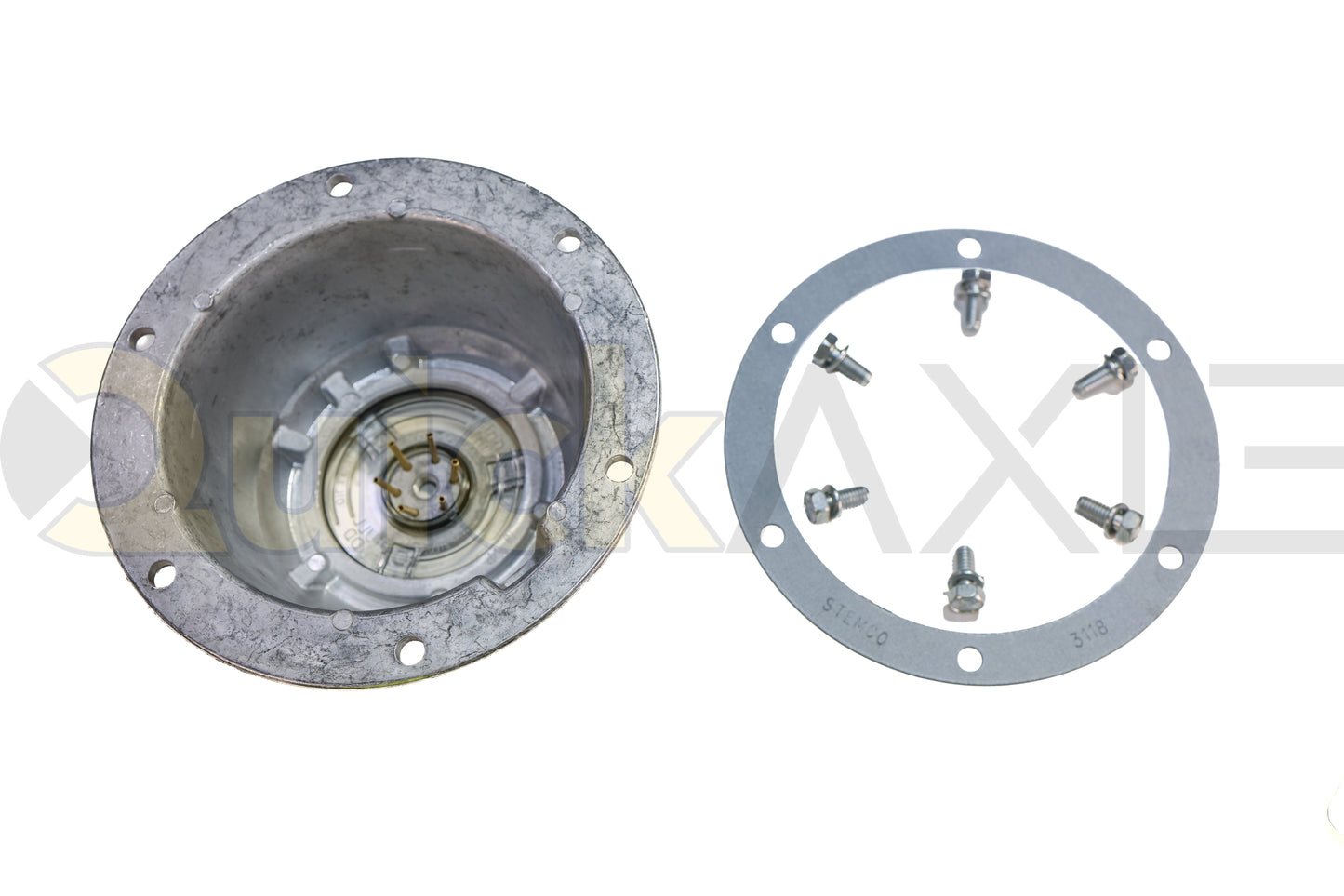 Stemco FP Oil PSI Hub Cap Kit - 343-4372 hub cap 1660214 and gasket 1660055 for 6040259