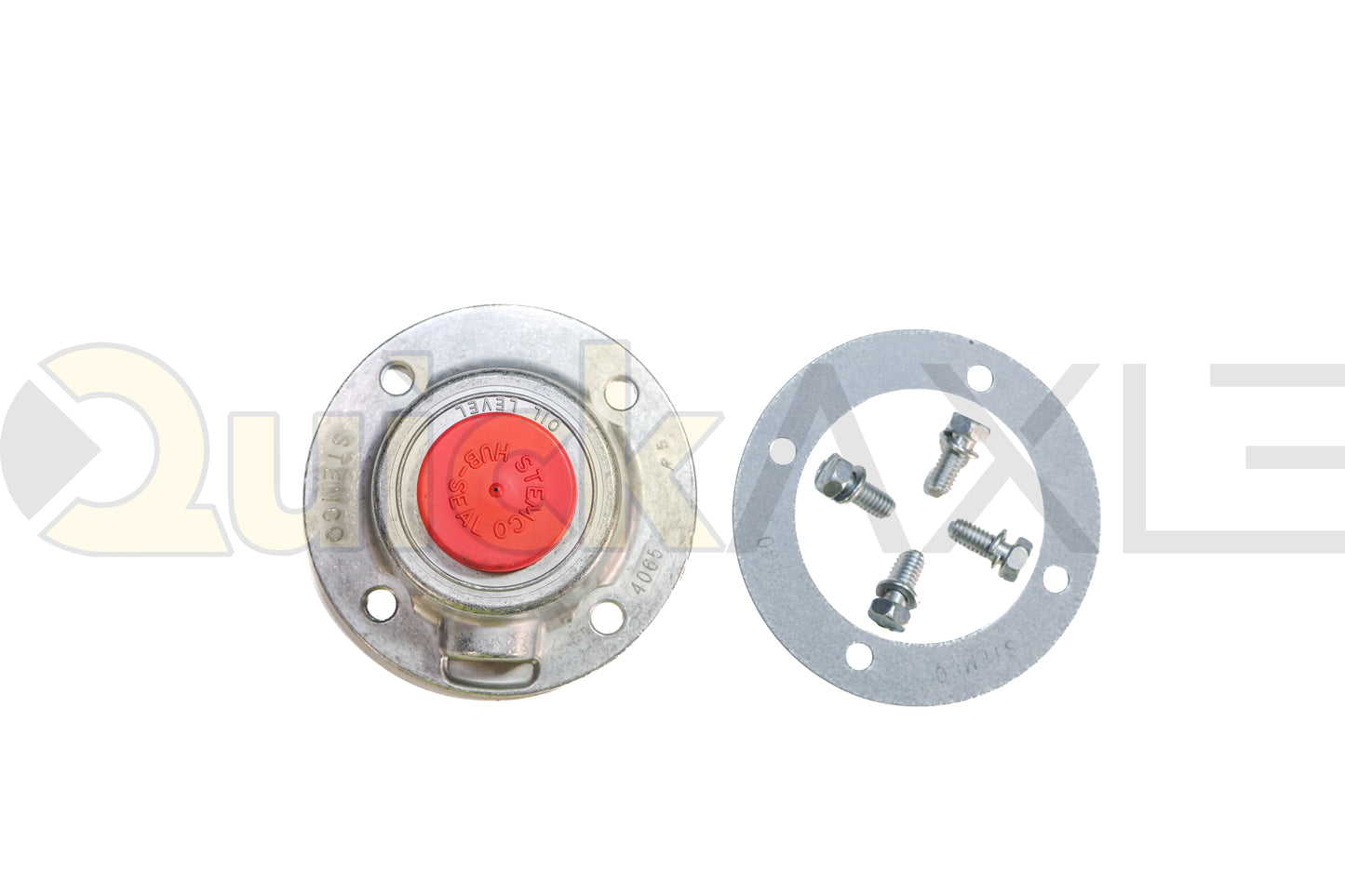 Stemco FC Oil Hub Cap Kit - 343-4065 hub cap 1660151 and gasket 1660152 for 6040257