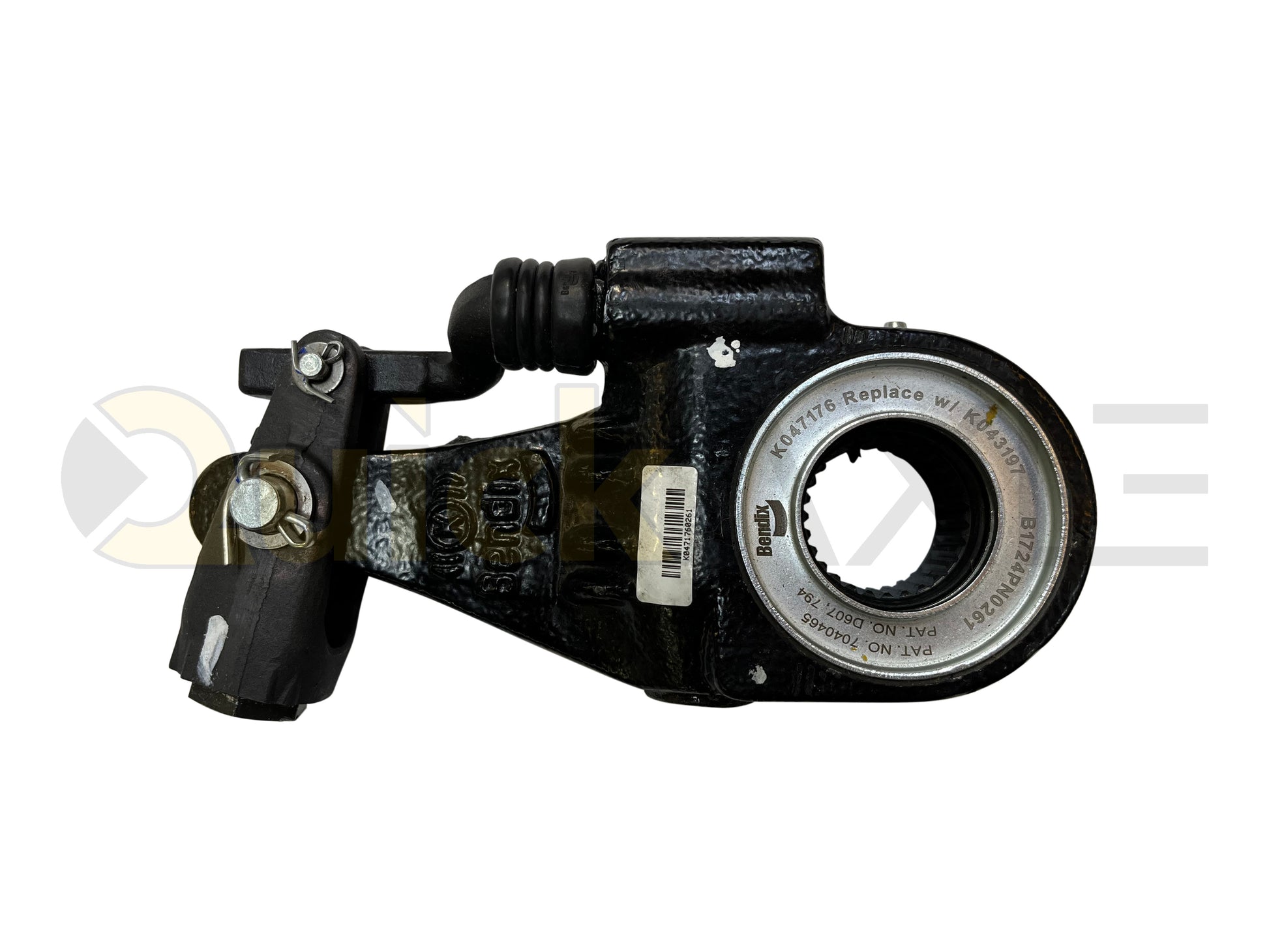 Slack Adjuster, Bendix Brand, K047176 Brand Part Number, 1 1/2" - 28 Spline, 5.5 Length, Straight Arm