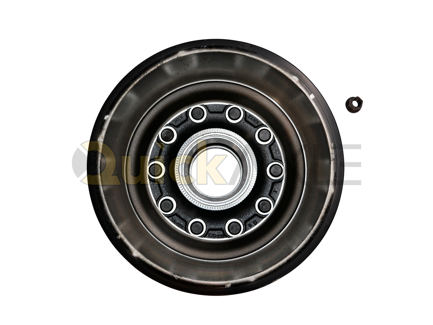 Hub and Drum Assemblies, AXN, Hub Pilot, P Spindle, Cast Iron, 16.5" x 7.0" Brake Size