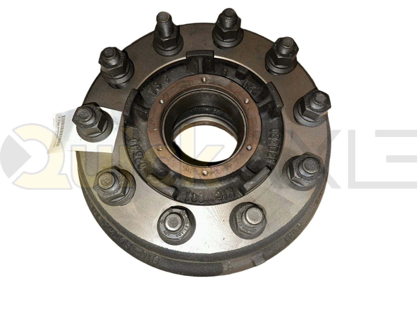 Hub and Drum Assemblies, KIC, Hub Pilot, N Spindle, Cast Iron, 15.0" x 6.0" Brake Size