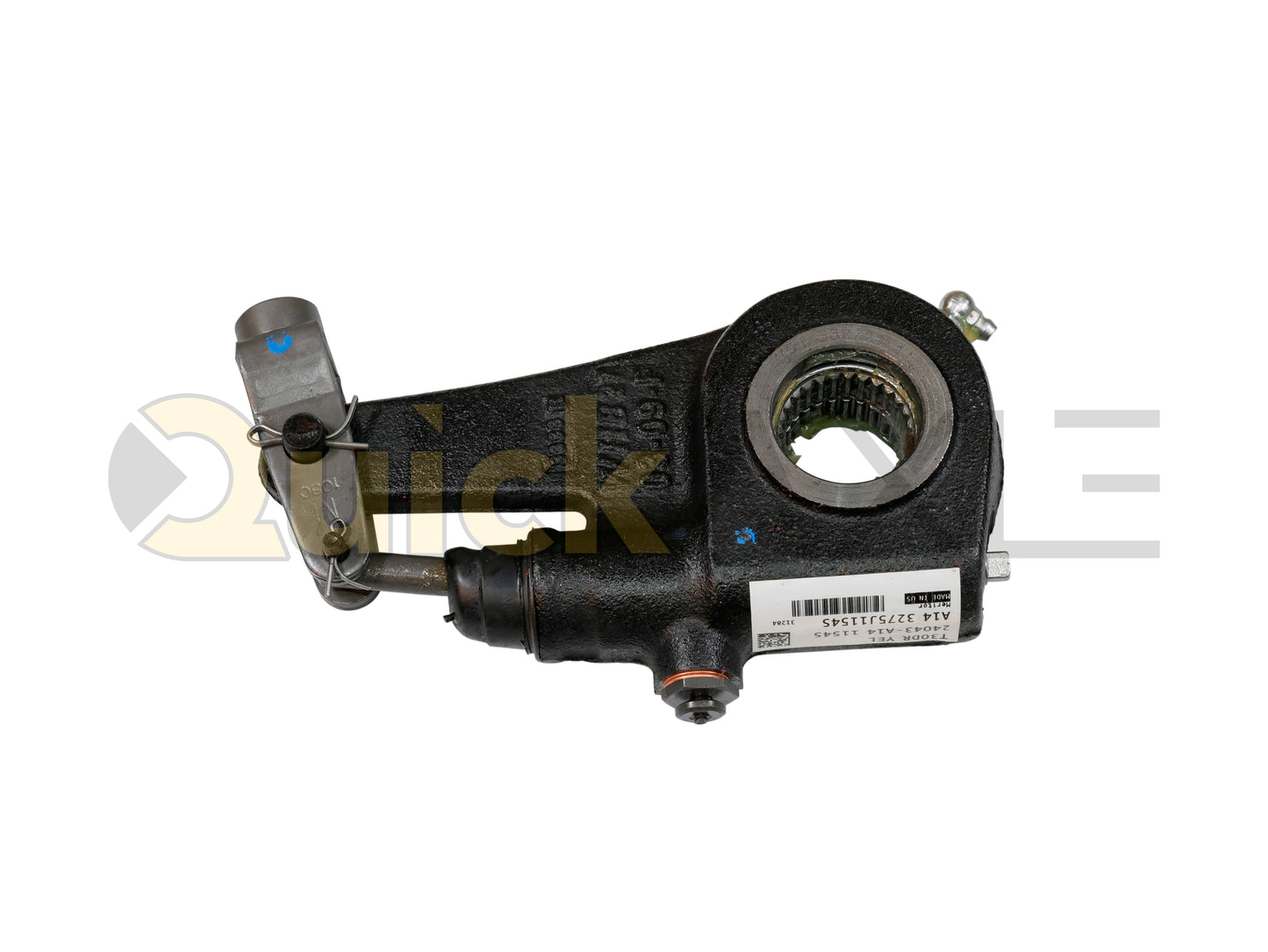 Slack Adjuster, Meritor Brand, A14-3275-J-1154S Brand Part Number, 1 1/2" - 28 Spline, 6 Length, Straight Arm