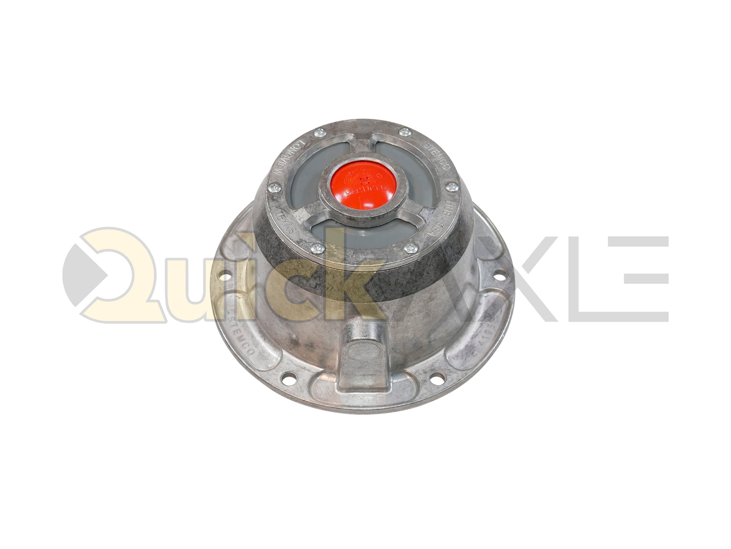 Hub Cap, STEMCO Brand, 349-4195 Brand Part Number, P, Spindle, for Hard Grease/S-F Grease lubricant, No Gasket Included