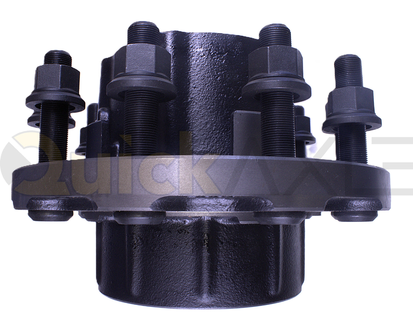 Hub, FUWA Hub, Hub Pilot, P Spindle, Cast Iron Hub Material, Includes Side Fill, Long Stud, M22 Stud Size